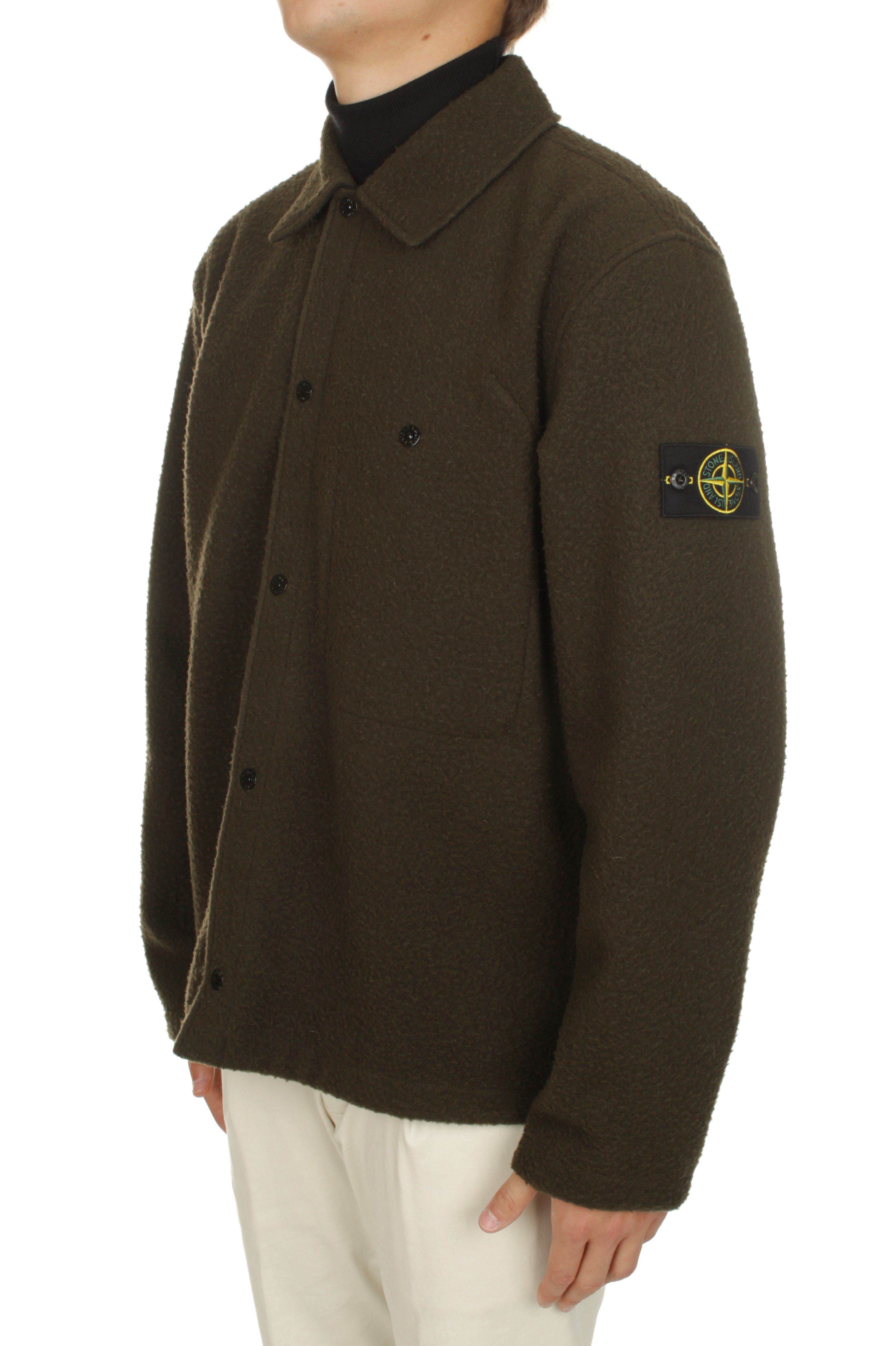 GIACCHE E GIUBBOTTI Verde Stone Island