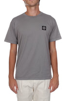 T-SHIRT Grigio Stone Island