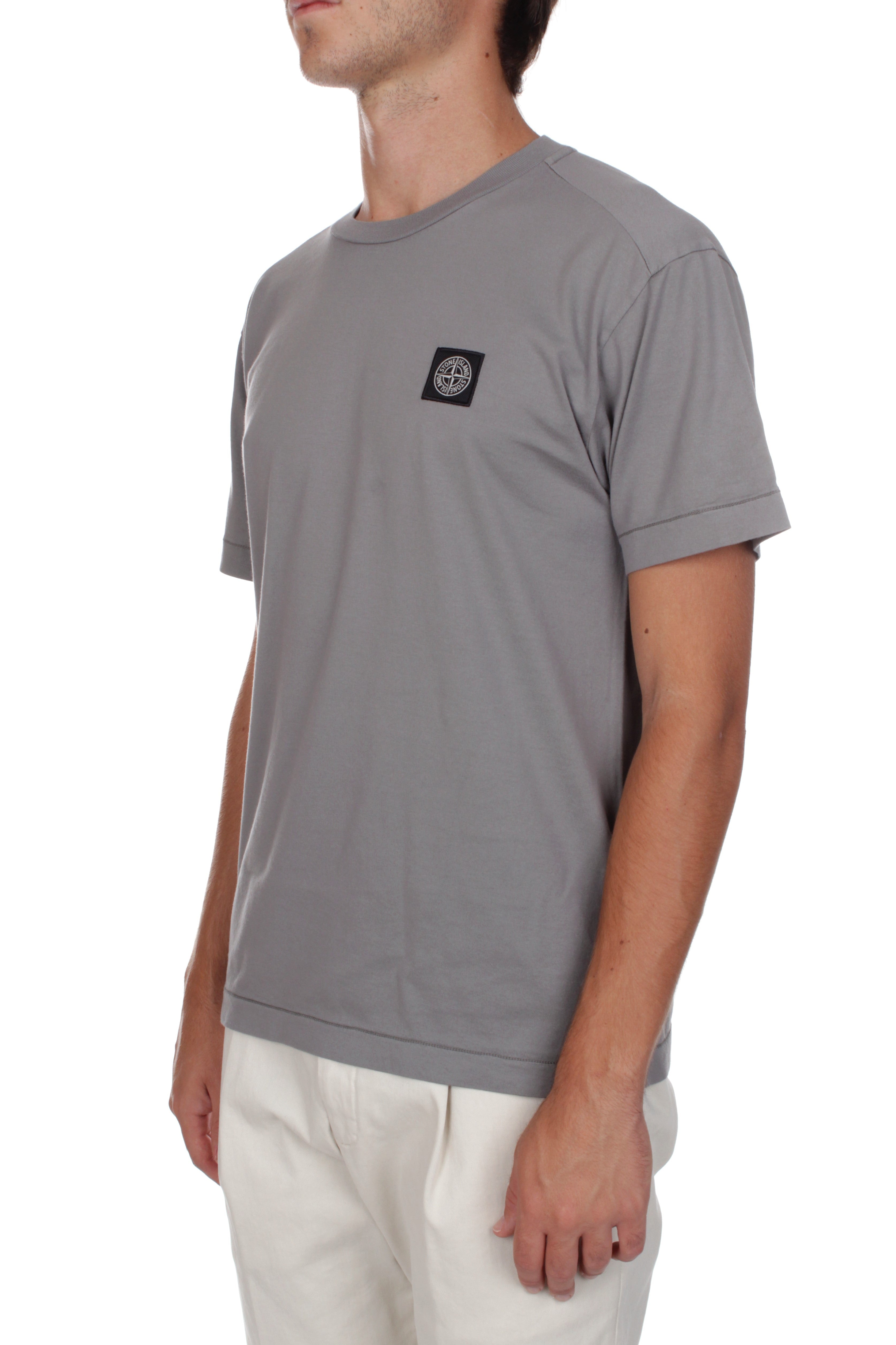 T-SHIRT Grigio Stone Island