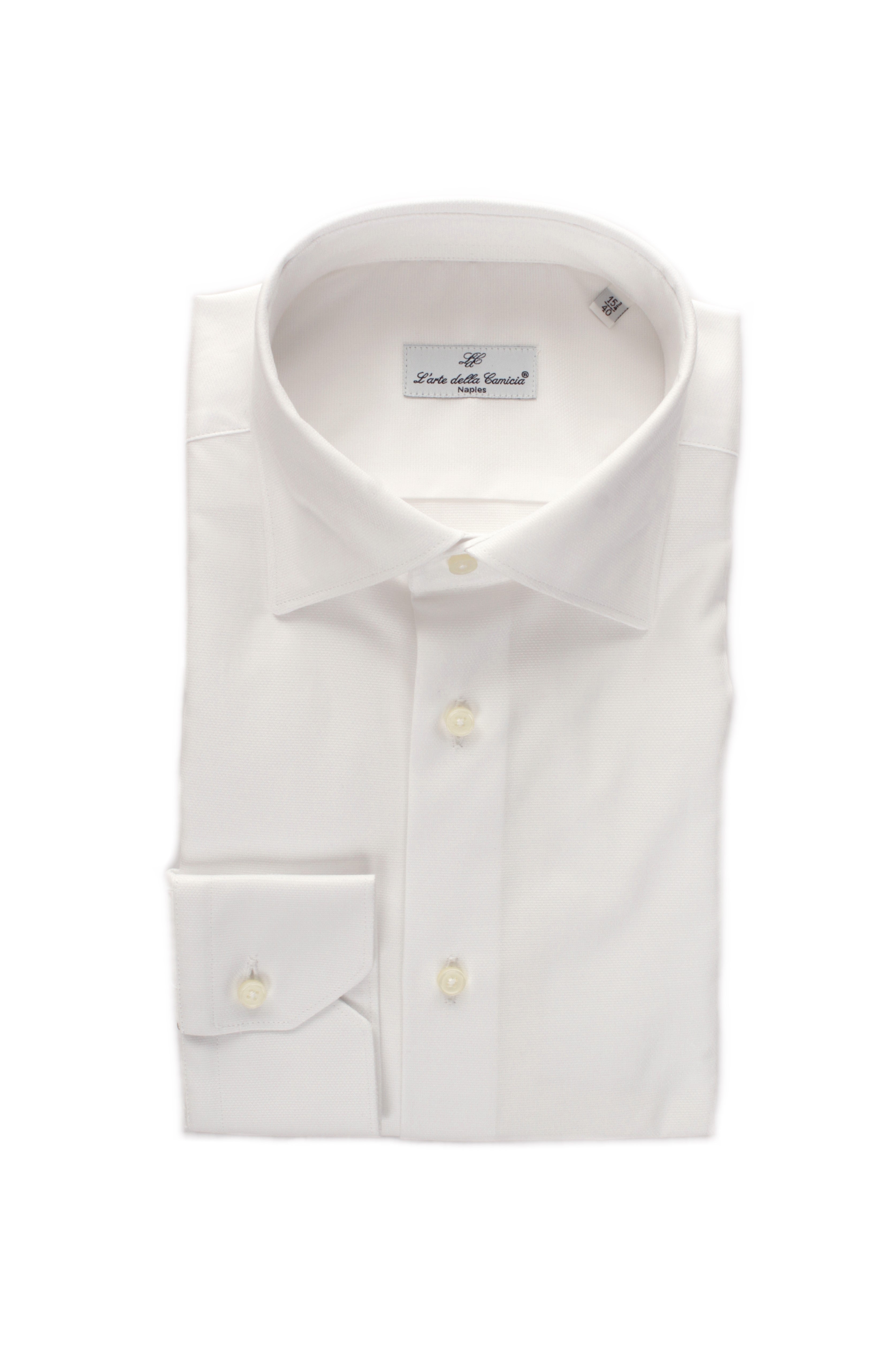 CAMICIA UOMO L'ARTE DELLA CAMICIA BIANCA CON COLLO FRANCESE