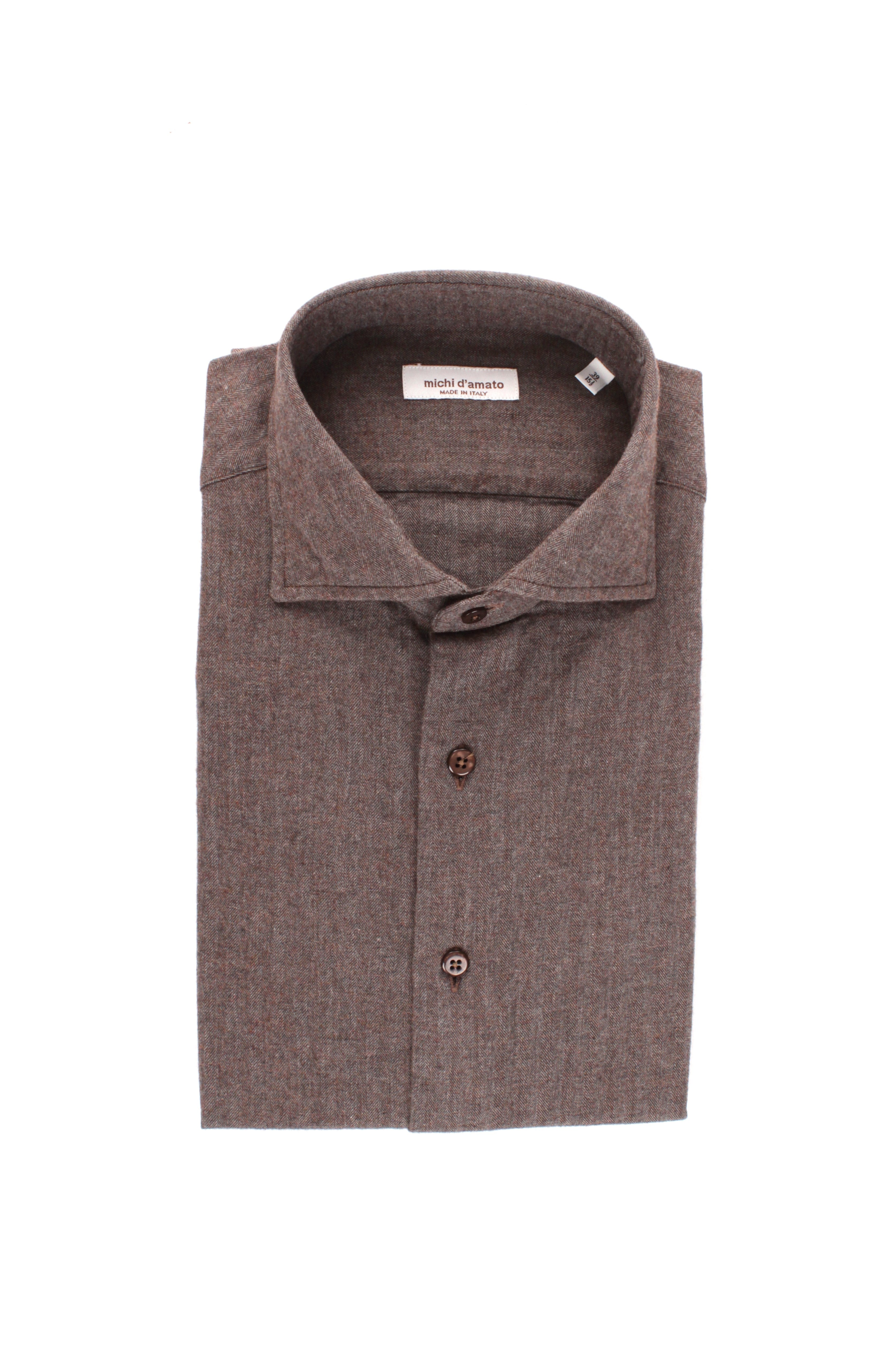 CAMICIE Marrone Michi D'amato