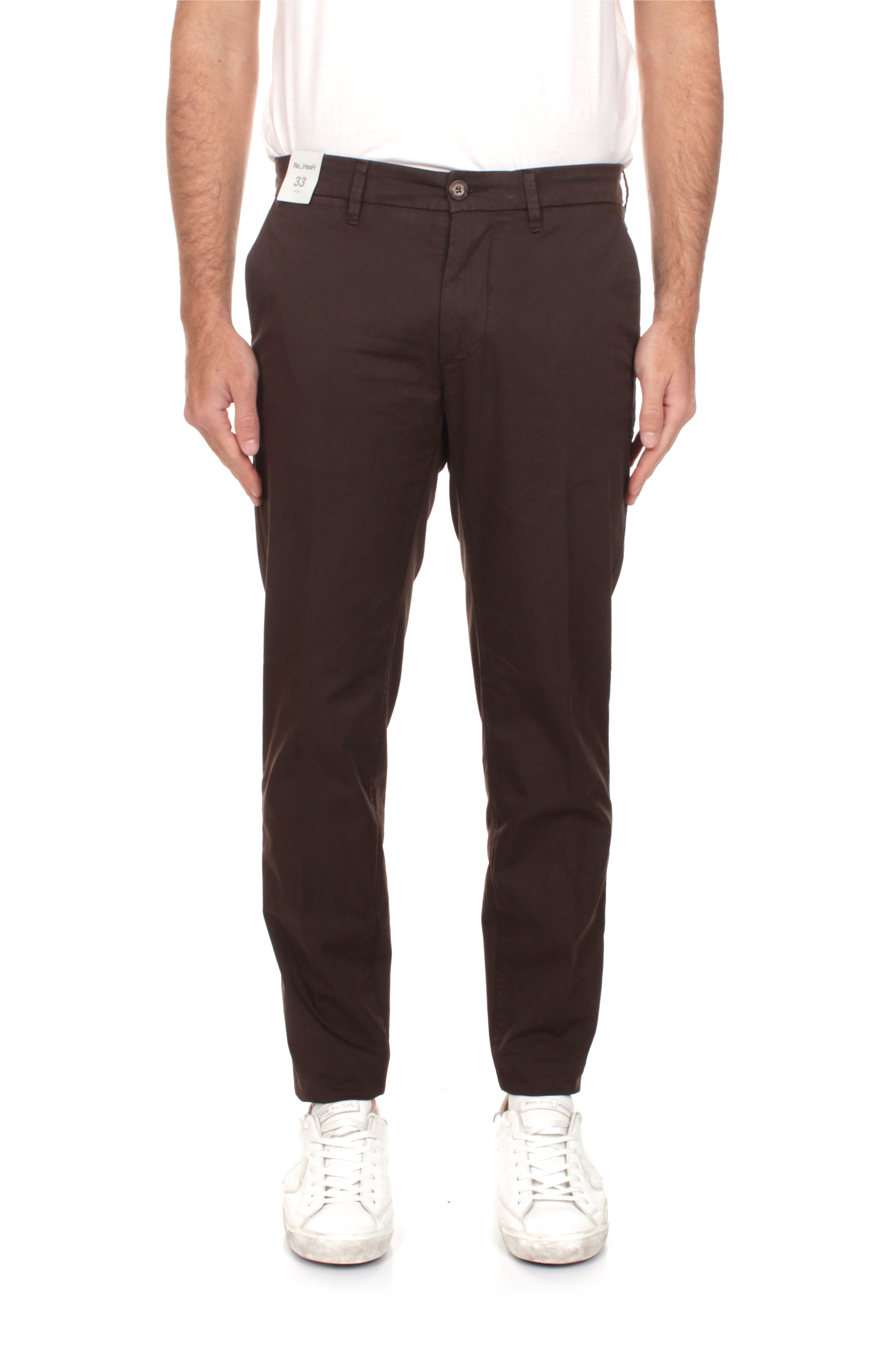 PANTALONI Marrone Re-hash