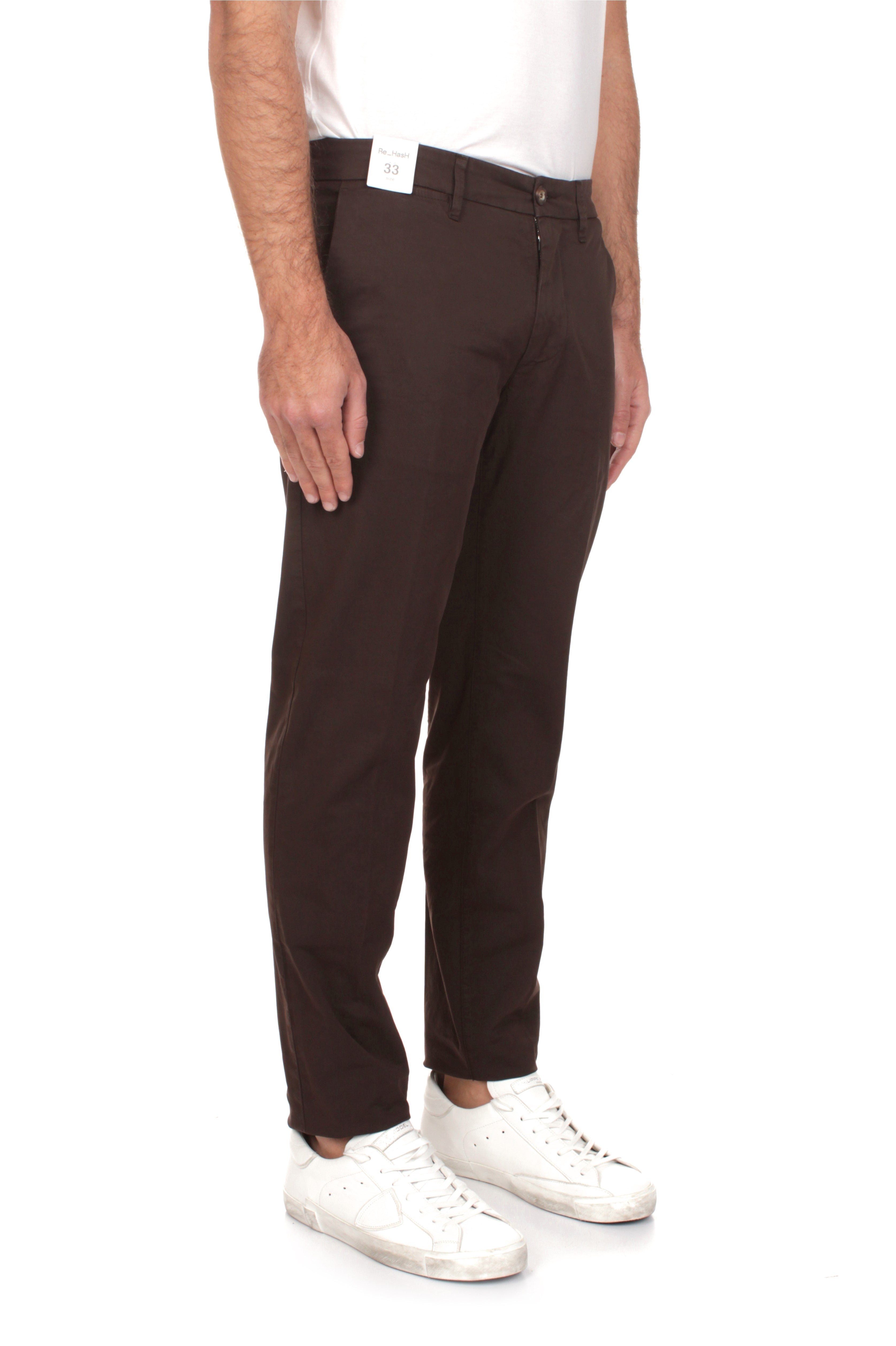 PANTALONI Marrone Re-hash