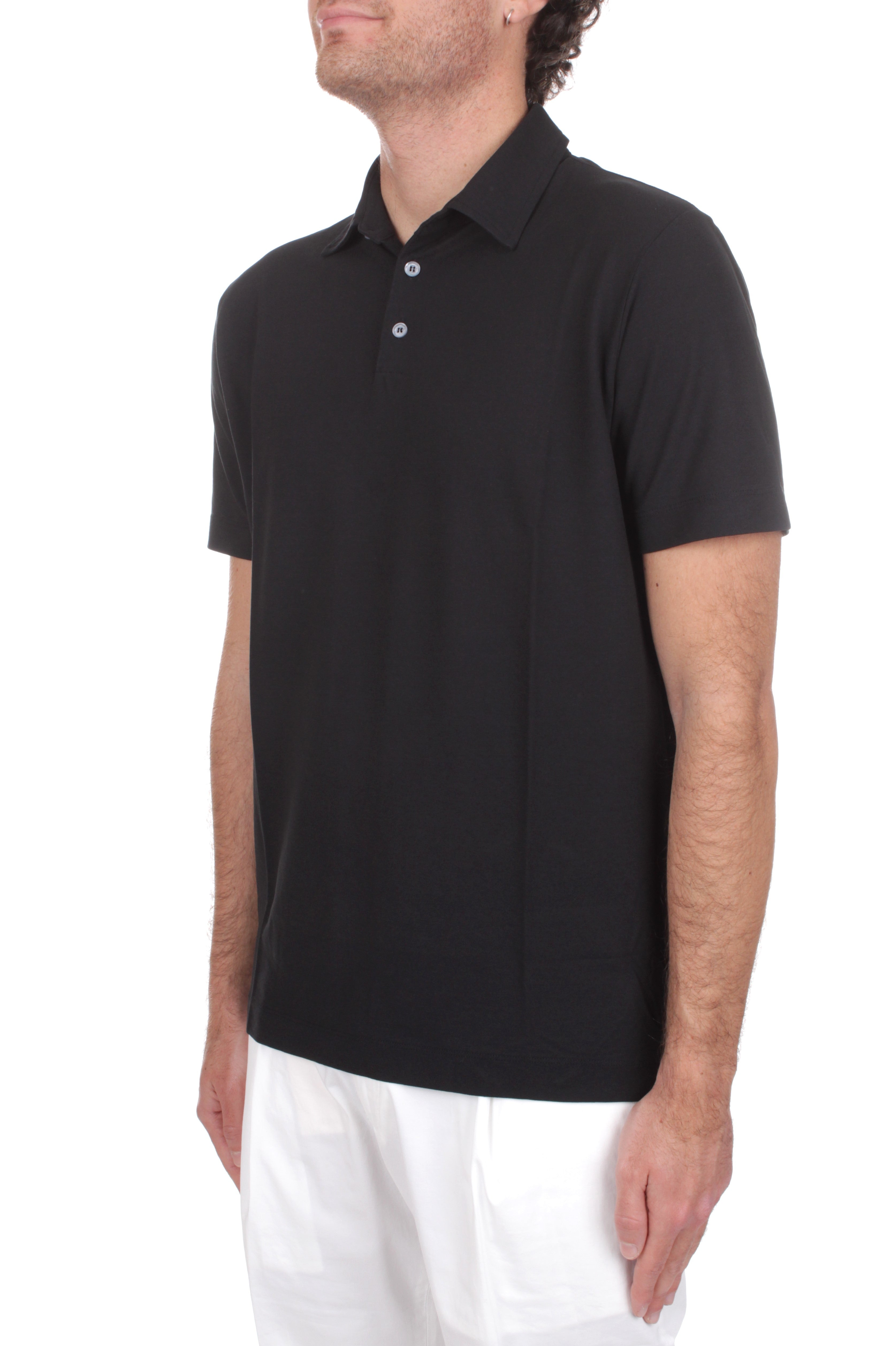 POLO Nero Slowear Zanone