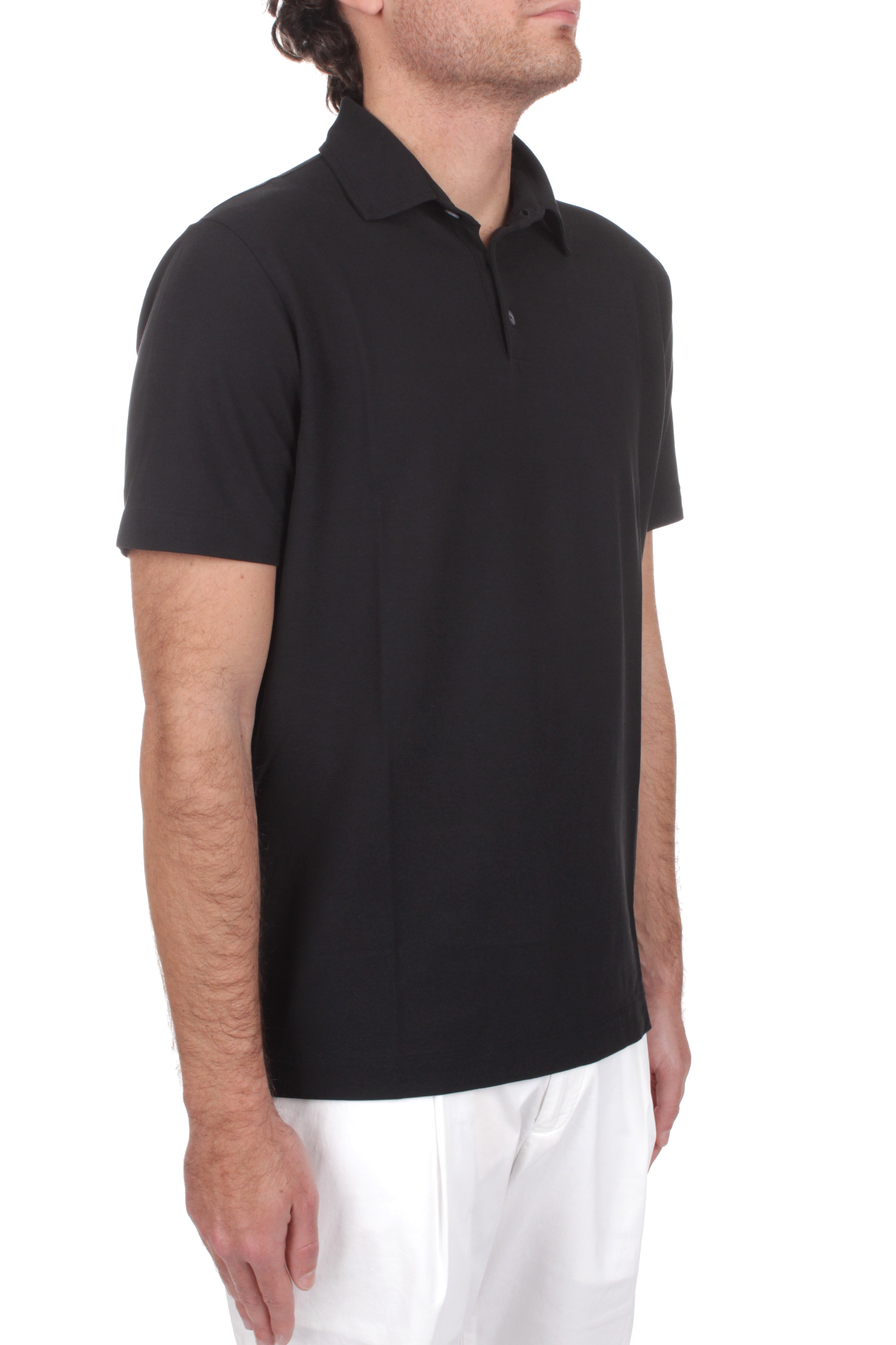 POLO Nero Slowear Zanone