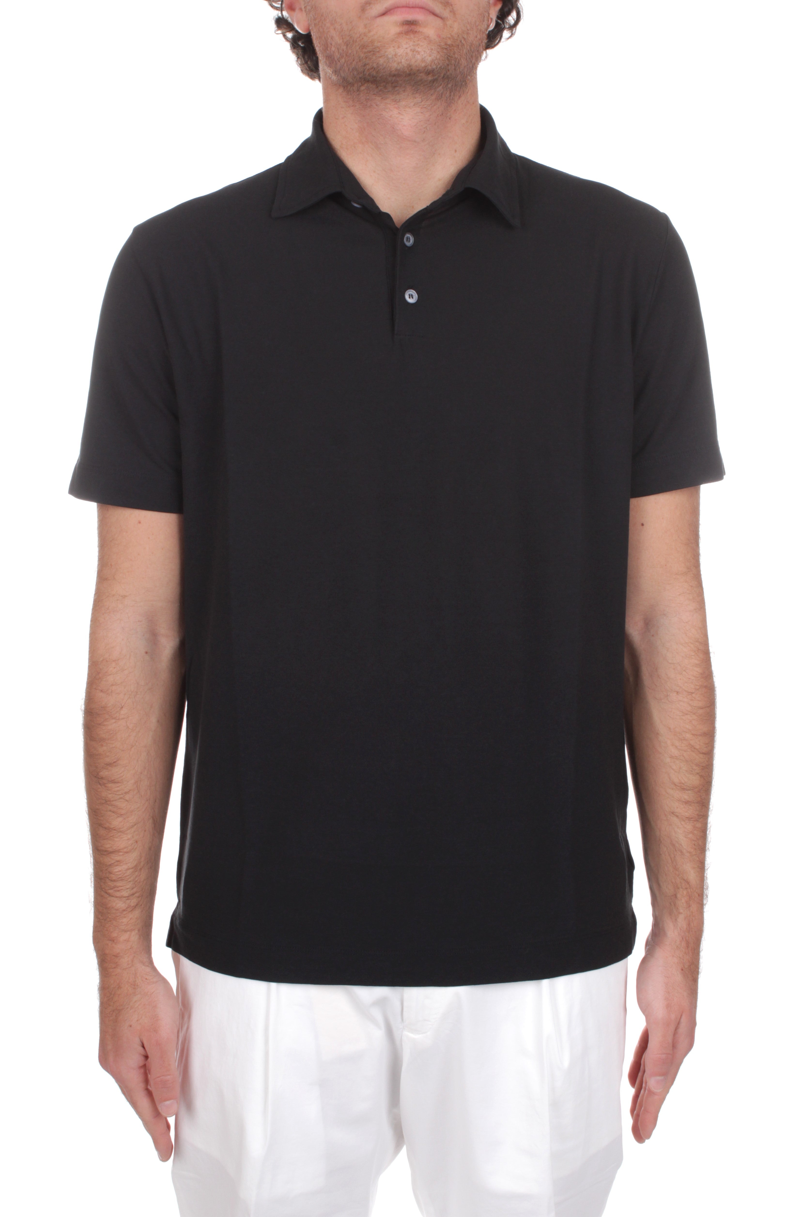 POLO Nero Slowear Zanone