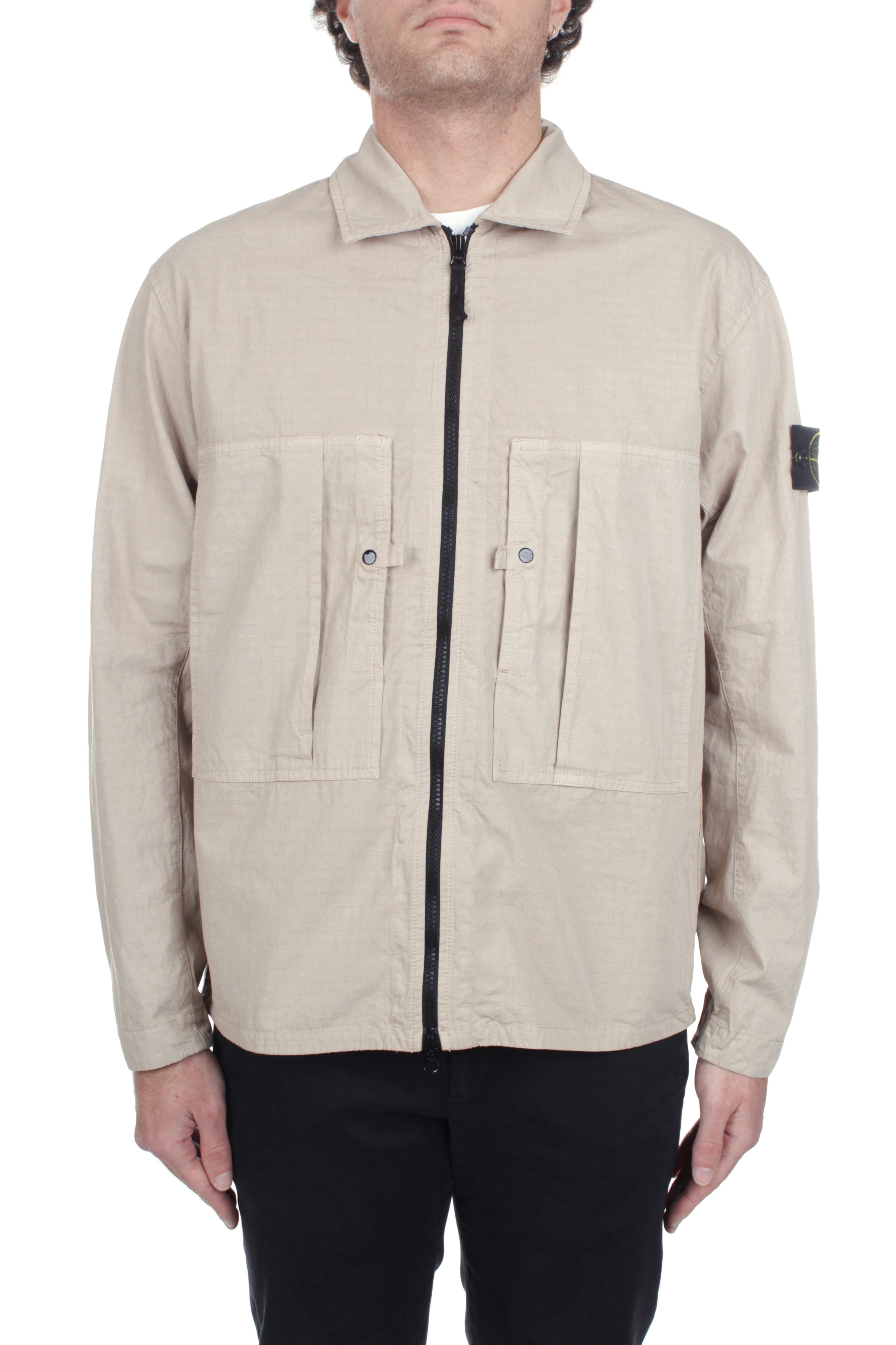 GIACCHE E GIUBBOTTI Beige Stone Island