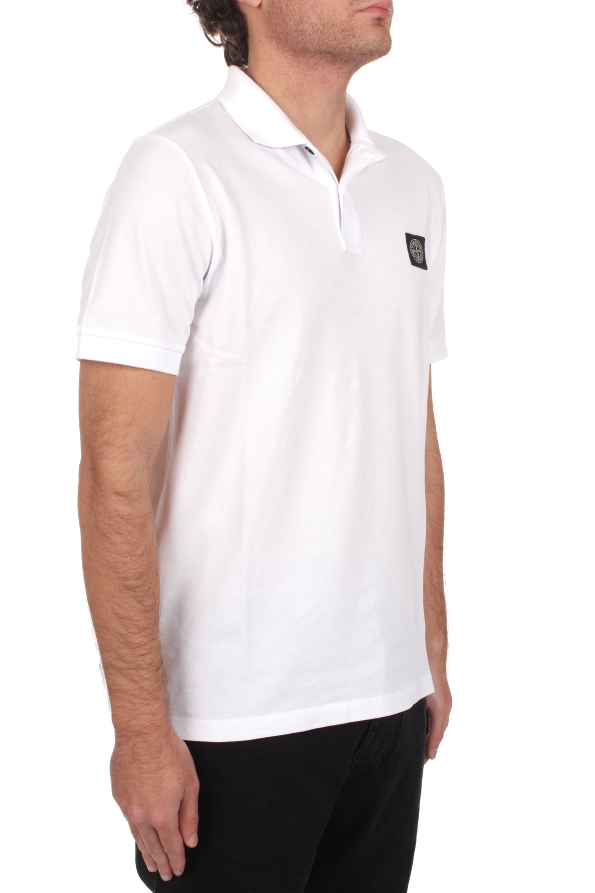 POLO Bianco Stone Island