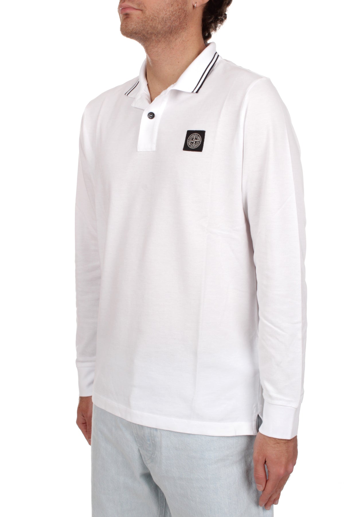 POLO Bianco Stone Island