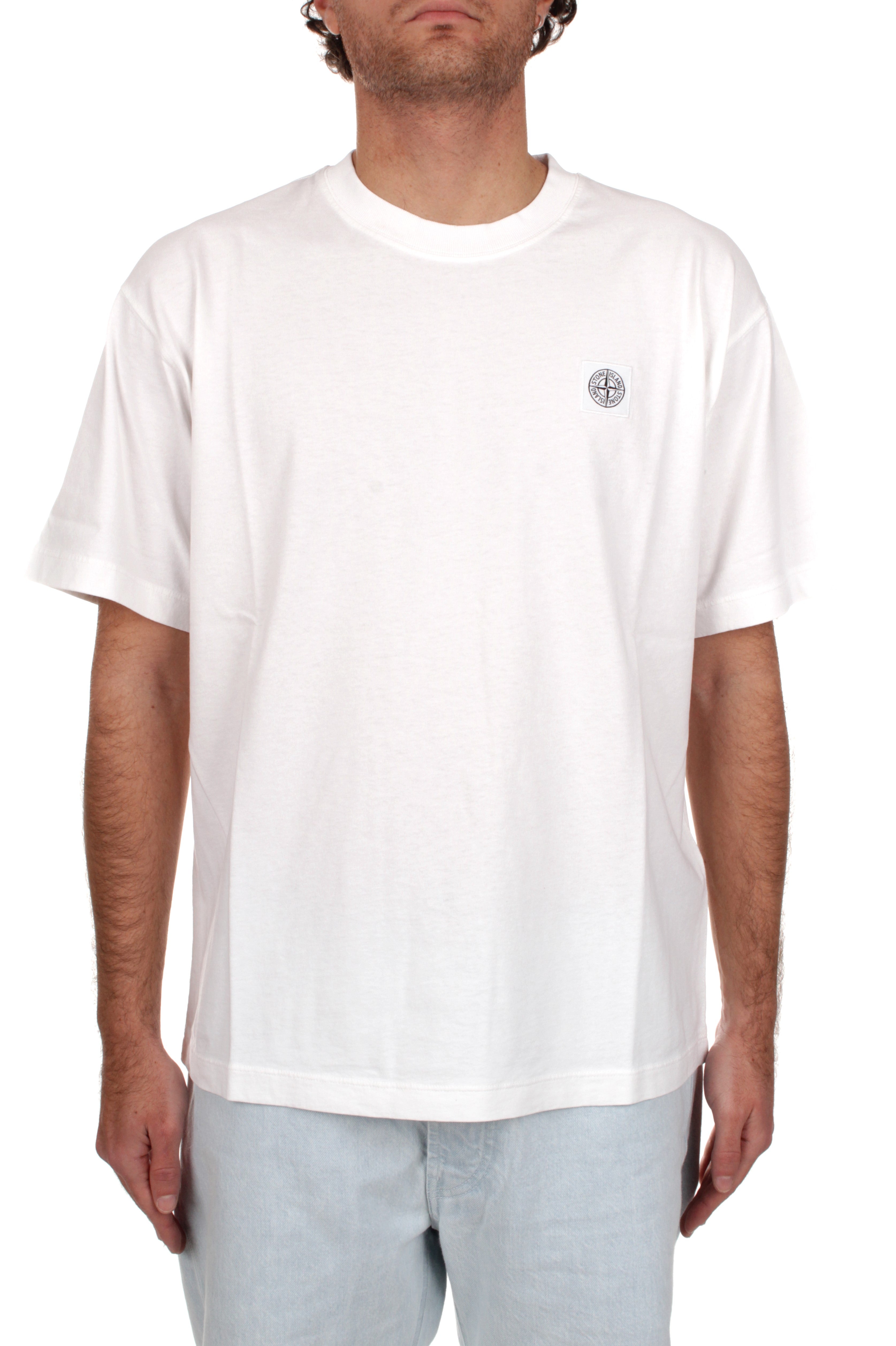 T-SHIRT Bianco Stone Island
