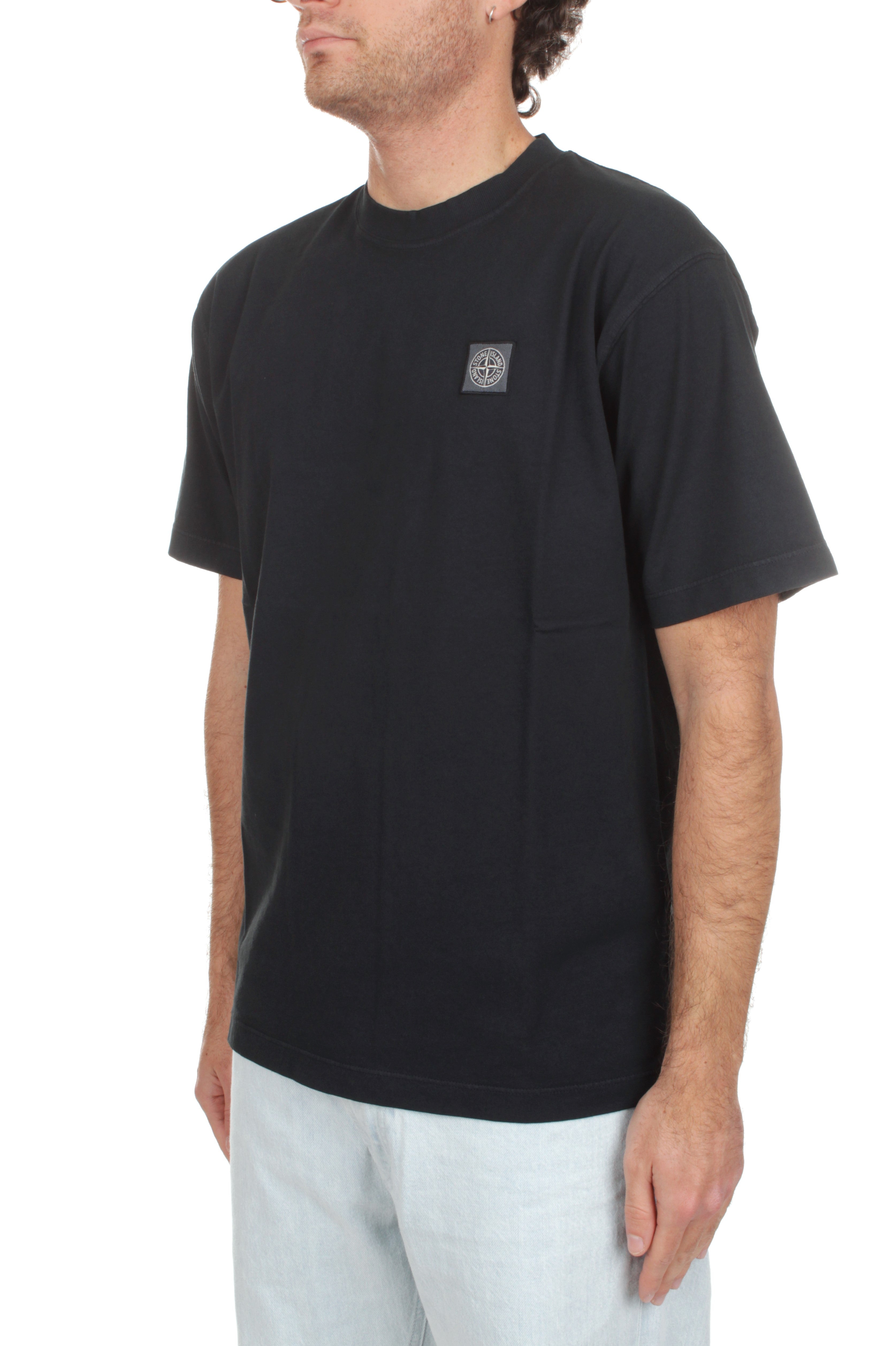 T-SHIRT Blu Stone Island