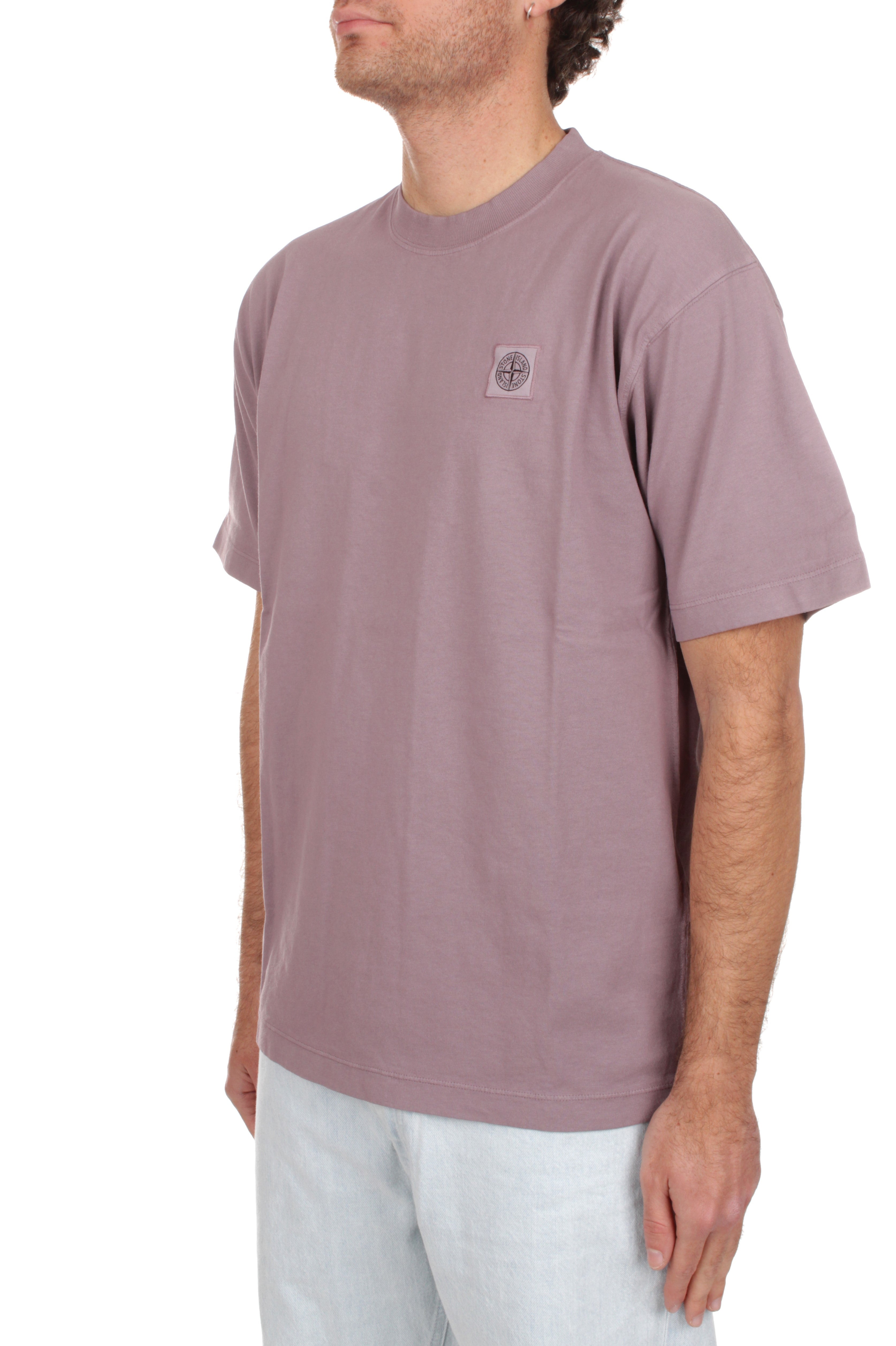 T-SHIRT Viola Stone Island