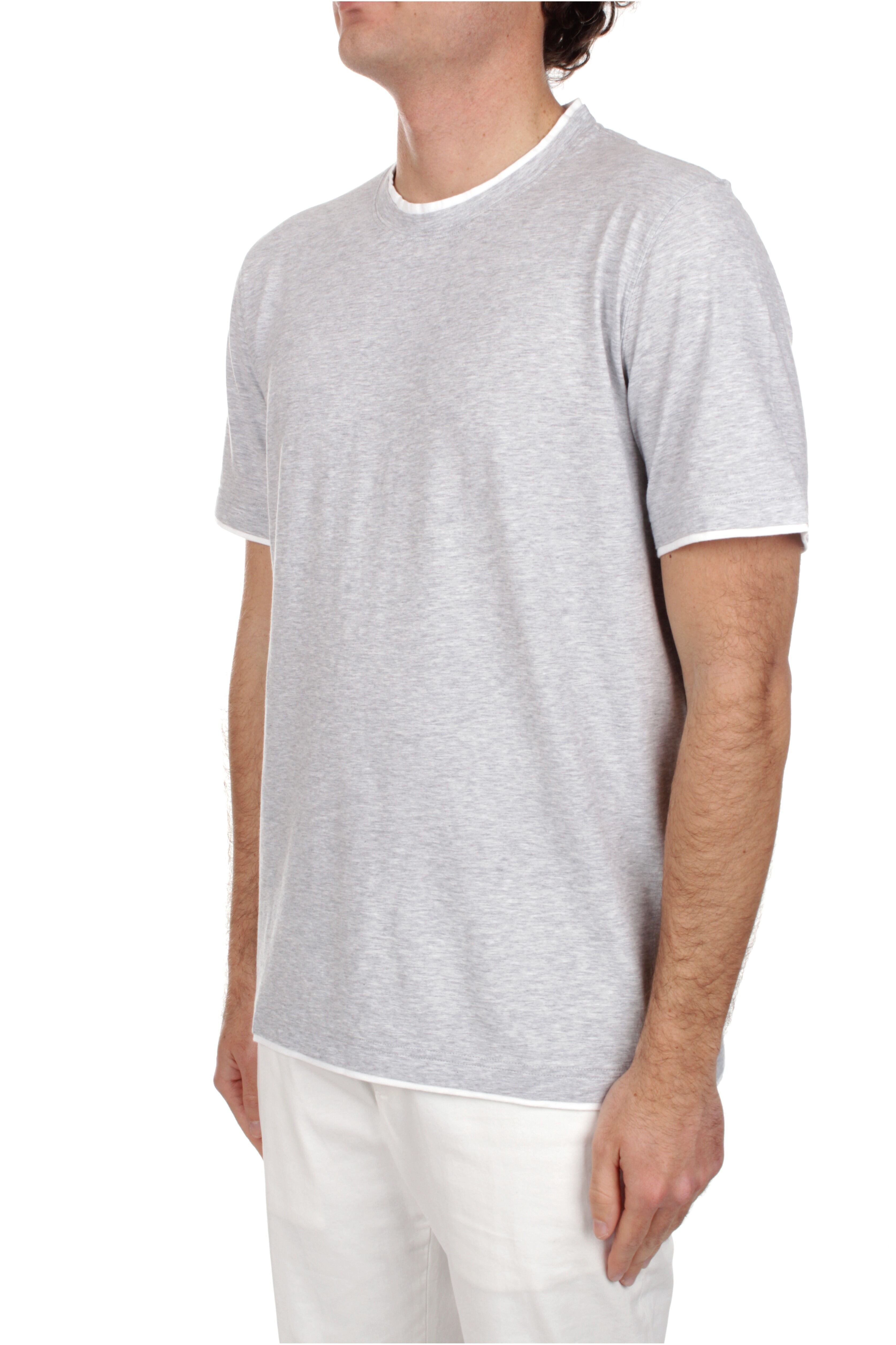 T-SHIRT Grigio Fedeli Cashmere