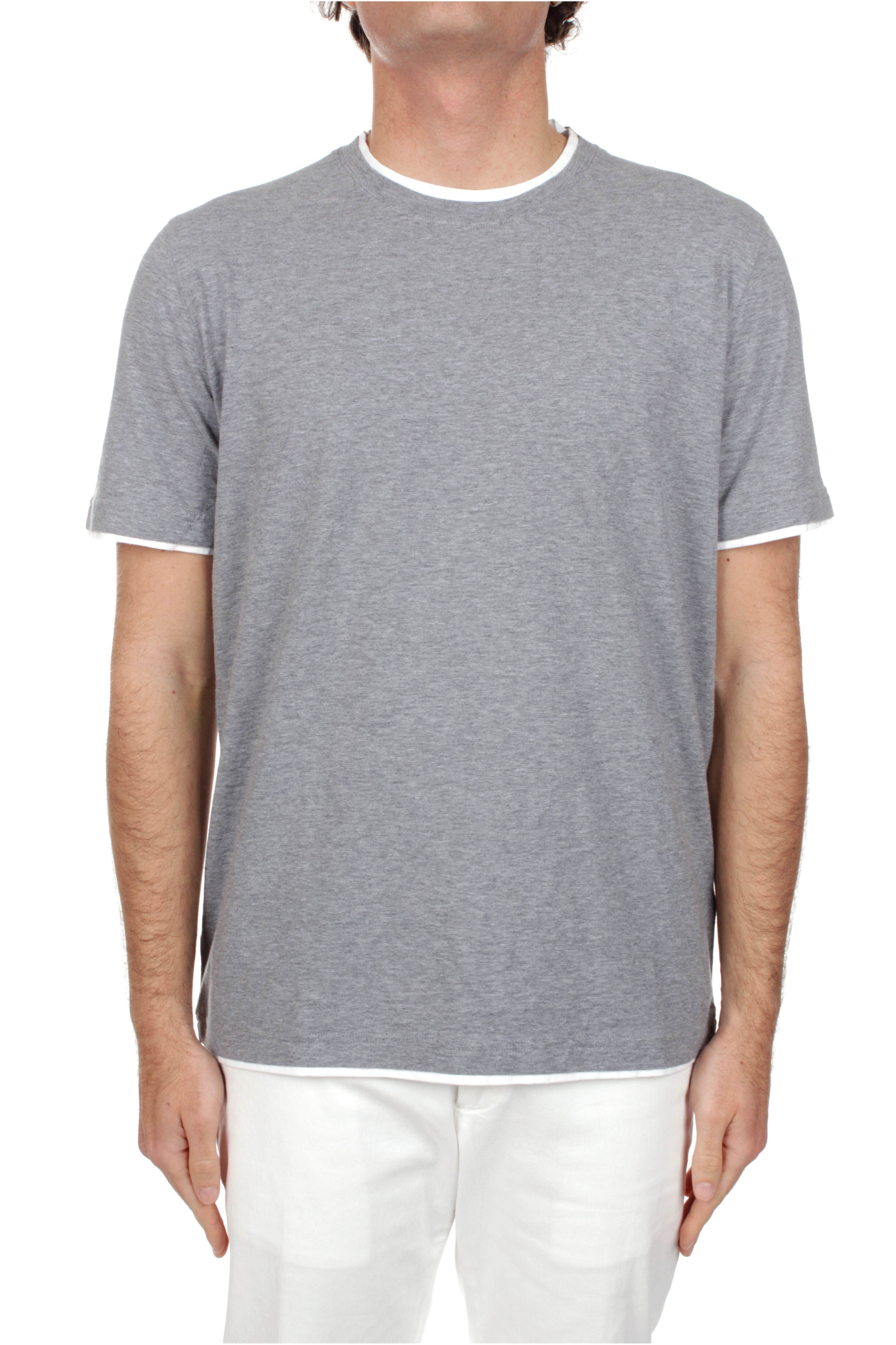 T-SHIRT Grigio Fedeli Cashmere