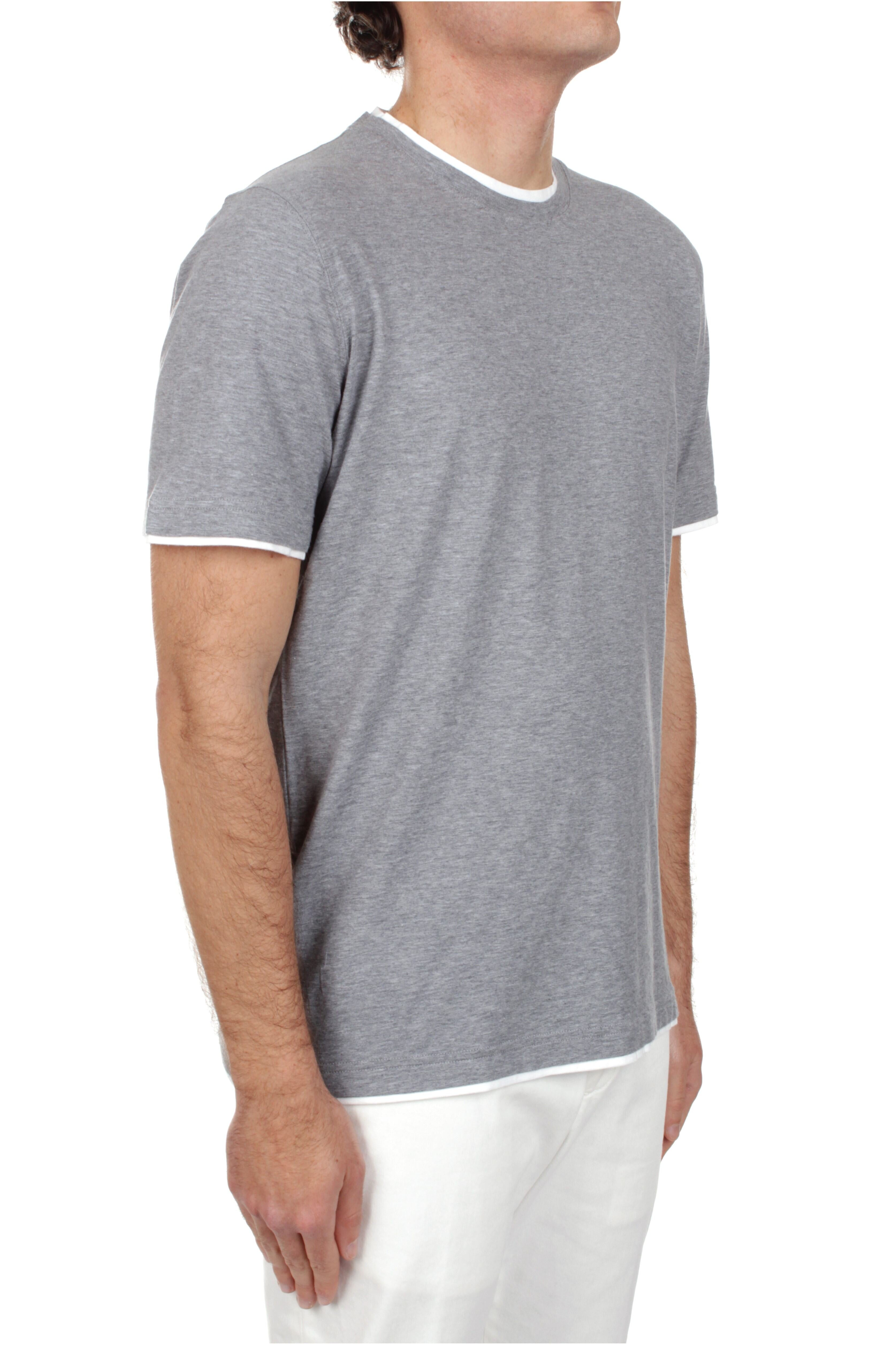 T-SHIRT Grigio Fedeli Cashmere
