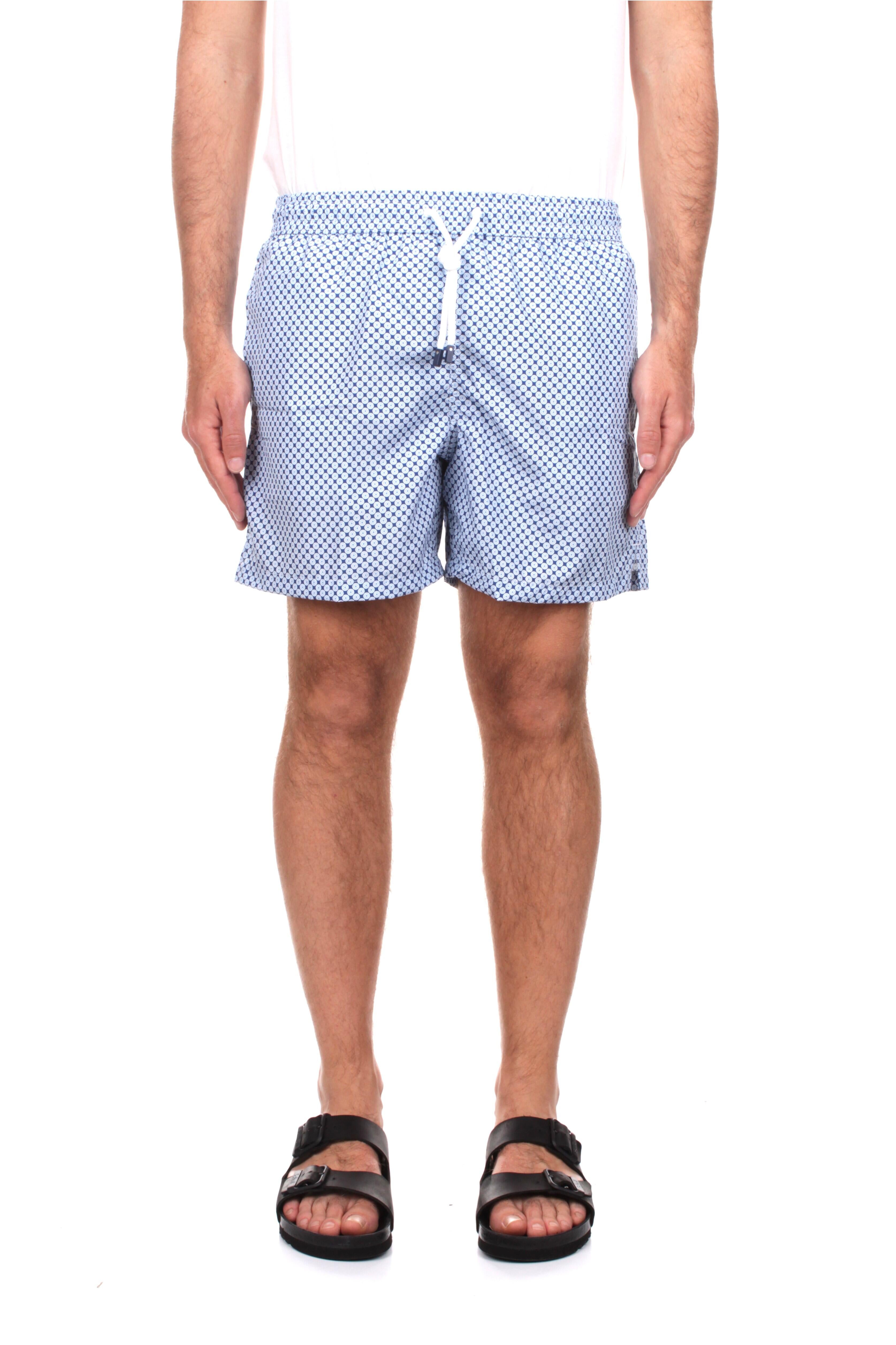 BOXER MARE Blu Fedeli Cashmere