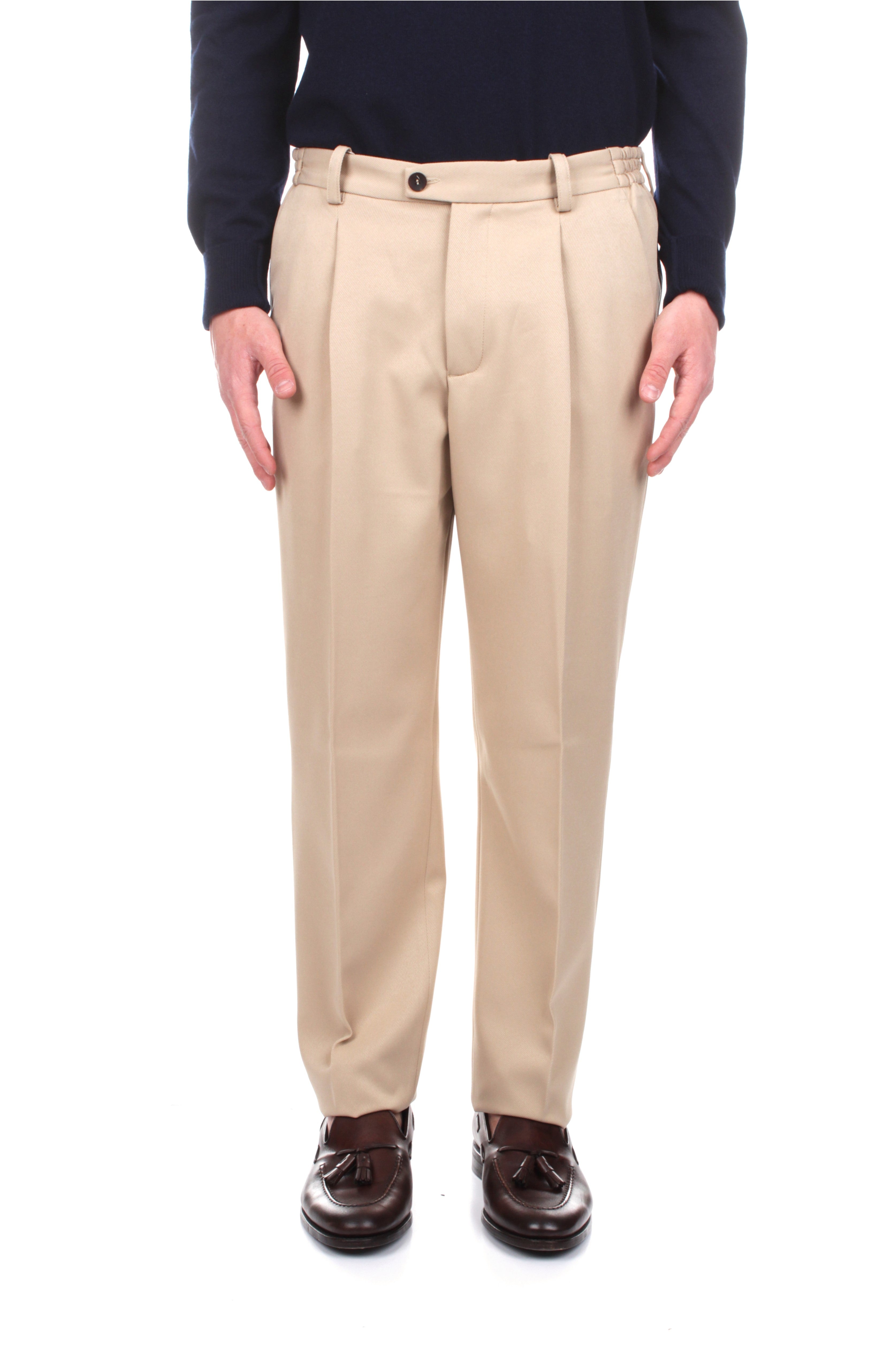 PANTALONI Beige Devore' Incipit