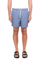 BOXER MARE Blu Sanvito