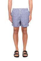 BOXER MARE Blu Sanvito