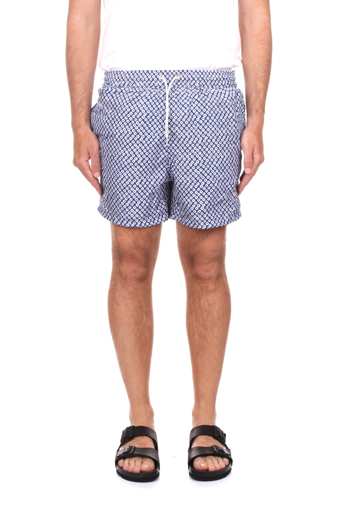 BOXER MARE Blu Sanvito
