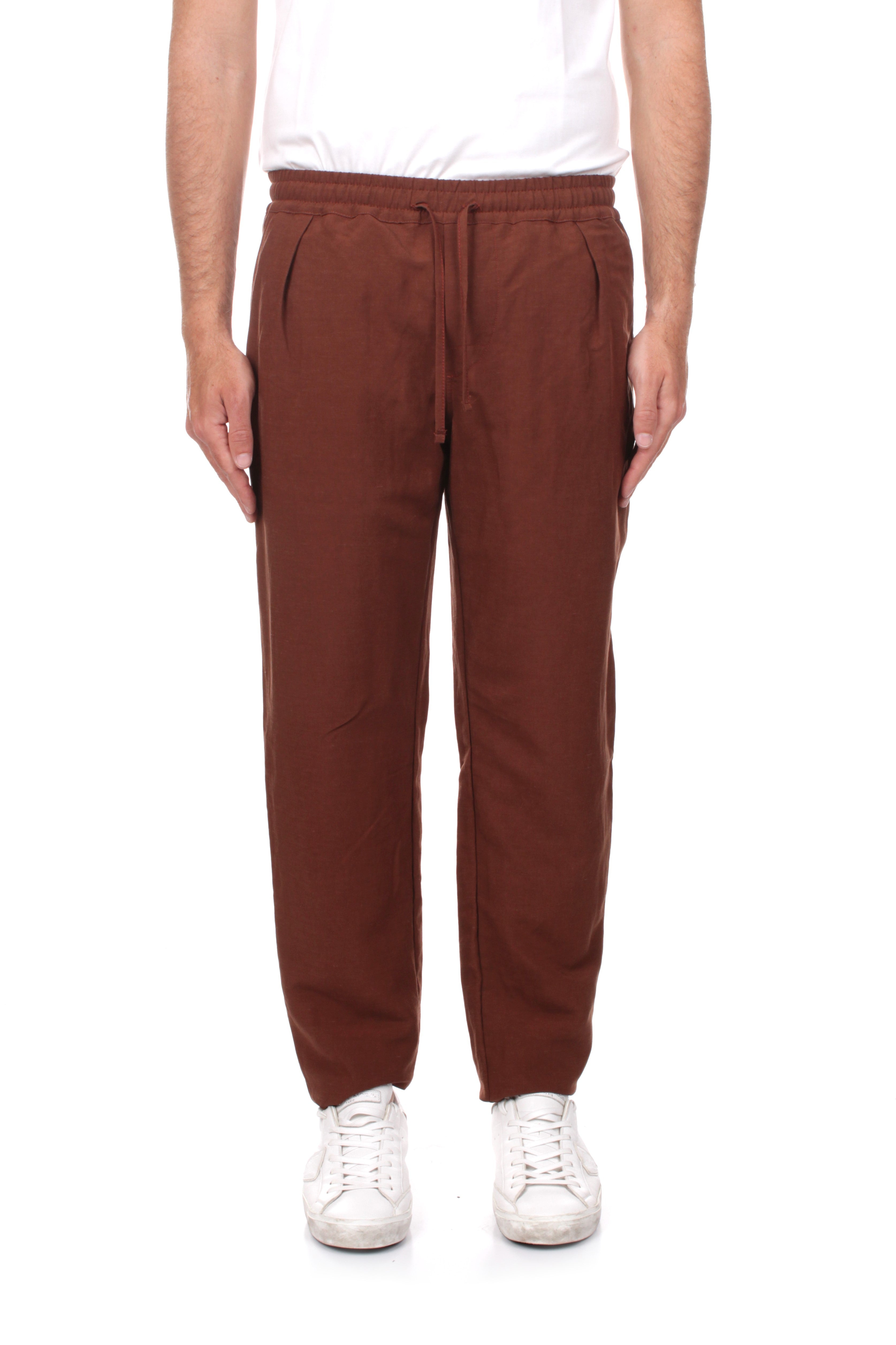 PANTALONI Marrone Sanvito