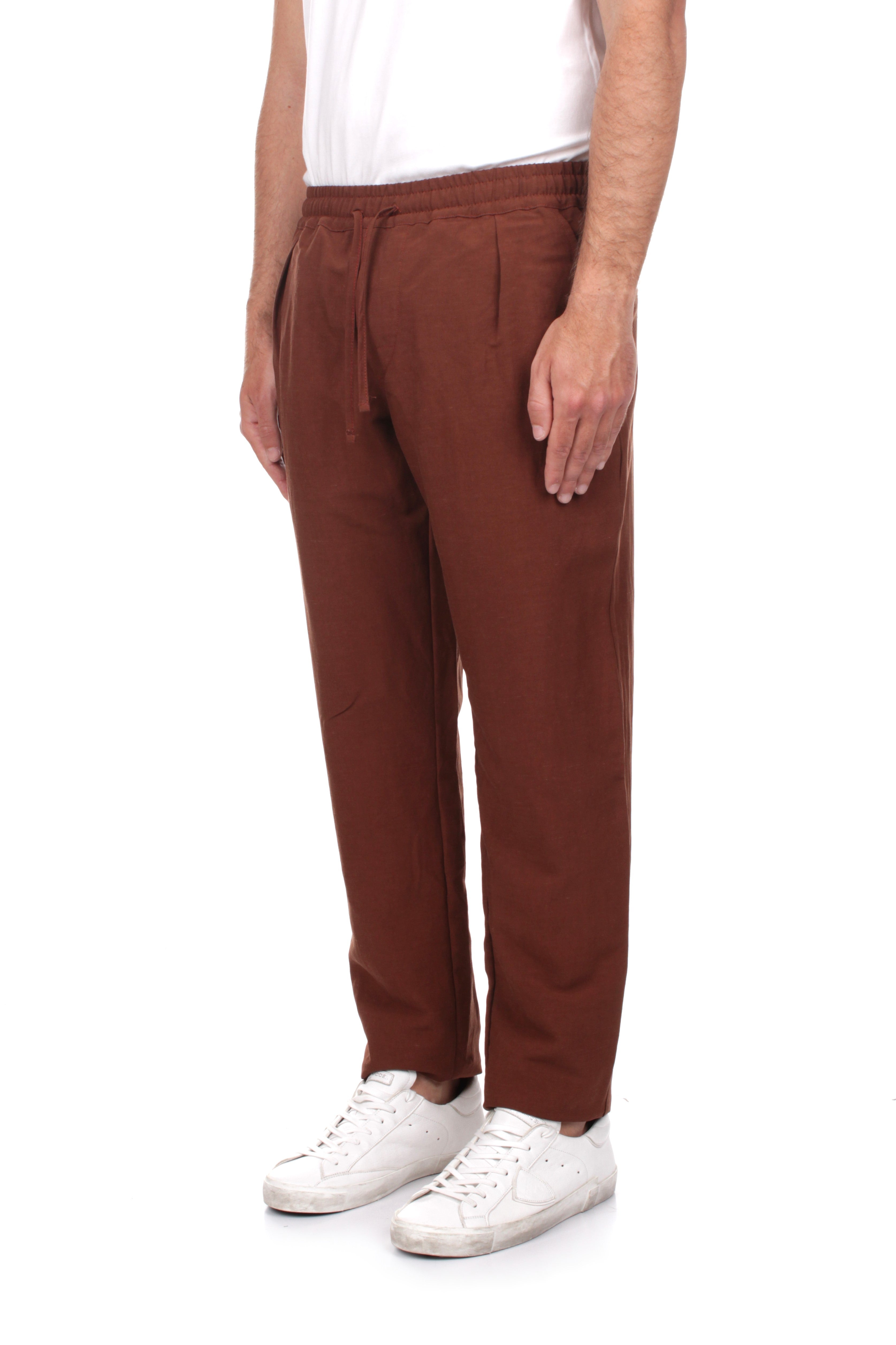 PANTALONI Marrone Sanvito