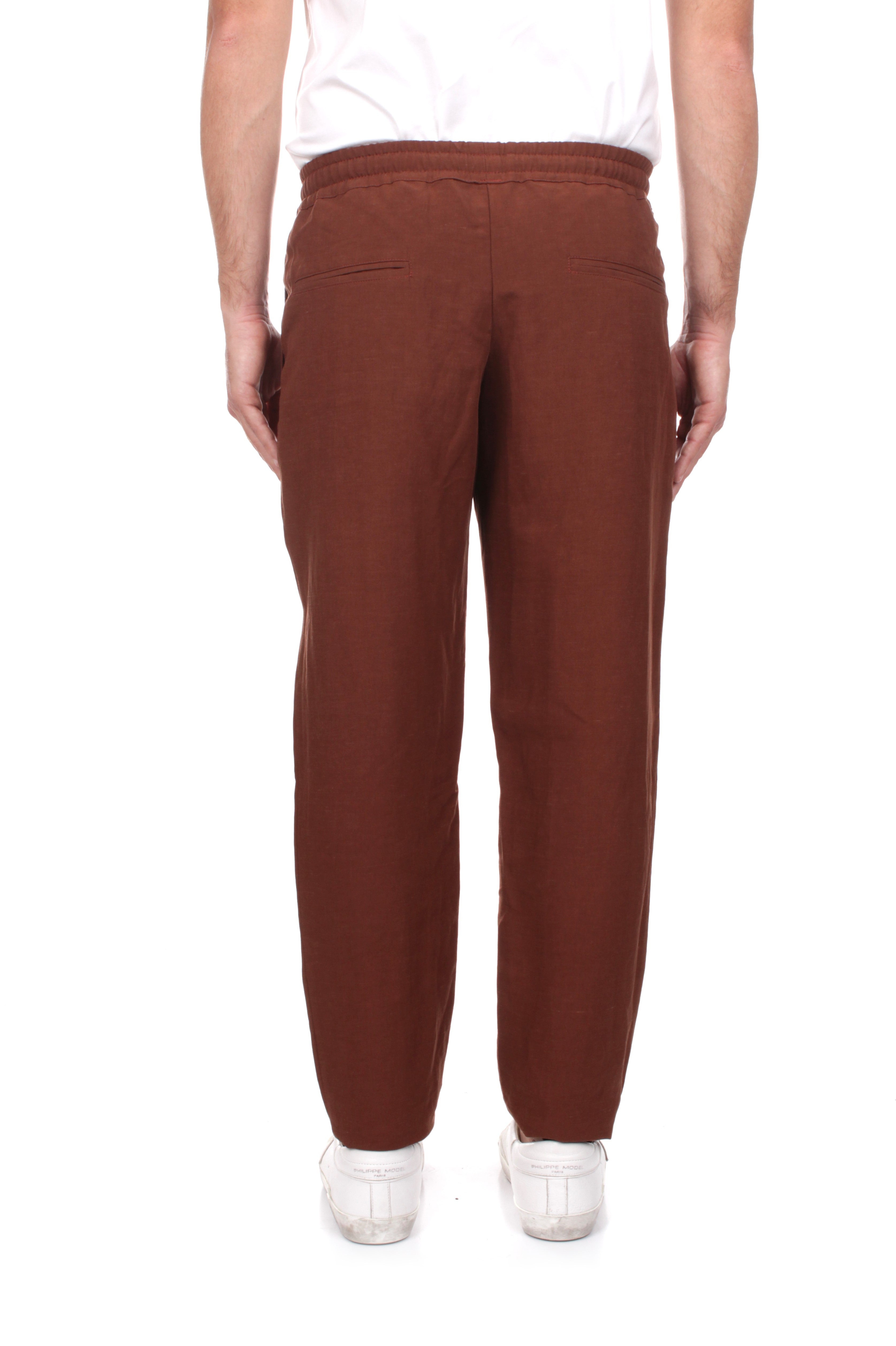 PANTALONI Marrone Sanvito