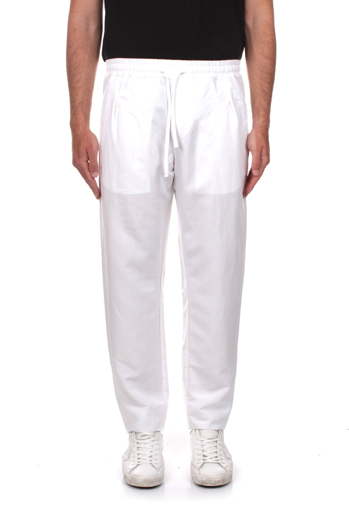 PANTALONI Bianco Sanvito