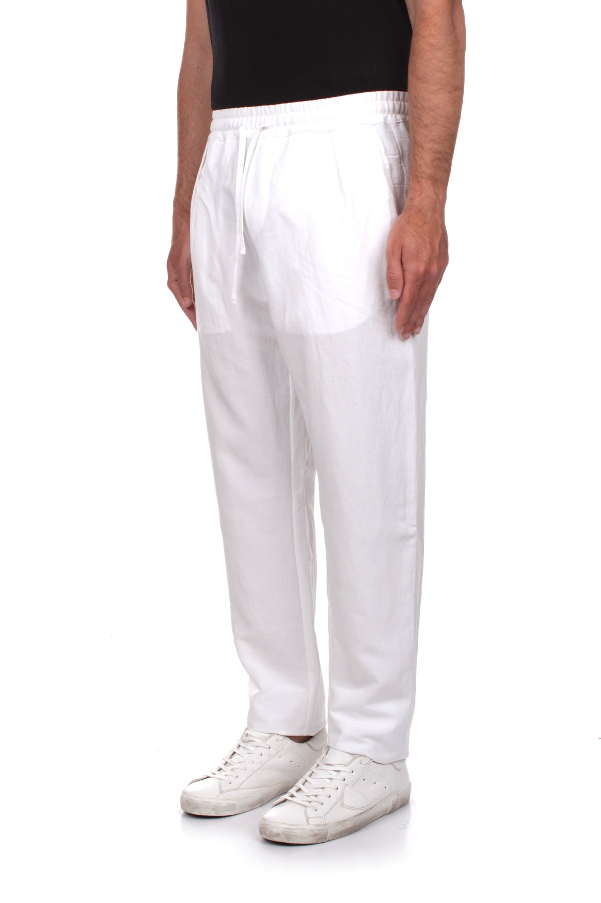 PANTALONI Bianco Sanvito