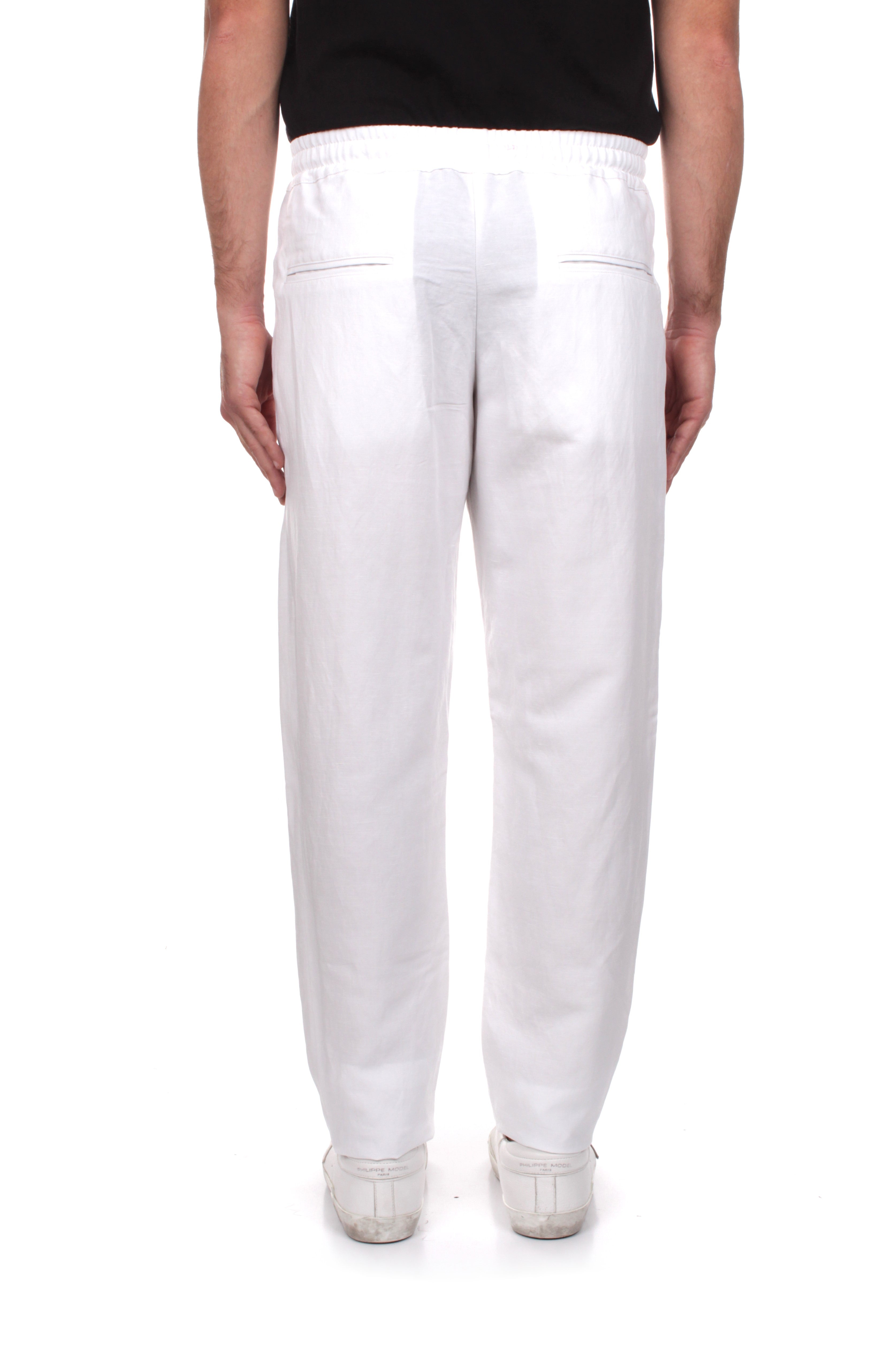 PANTALONI Bianco Sanvito