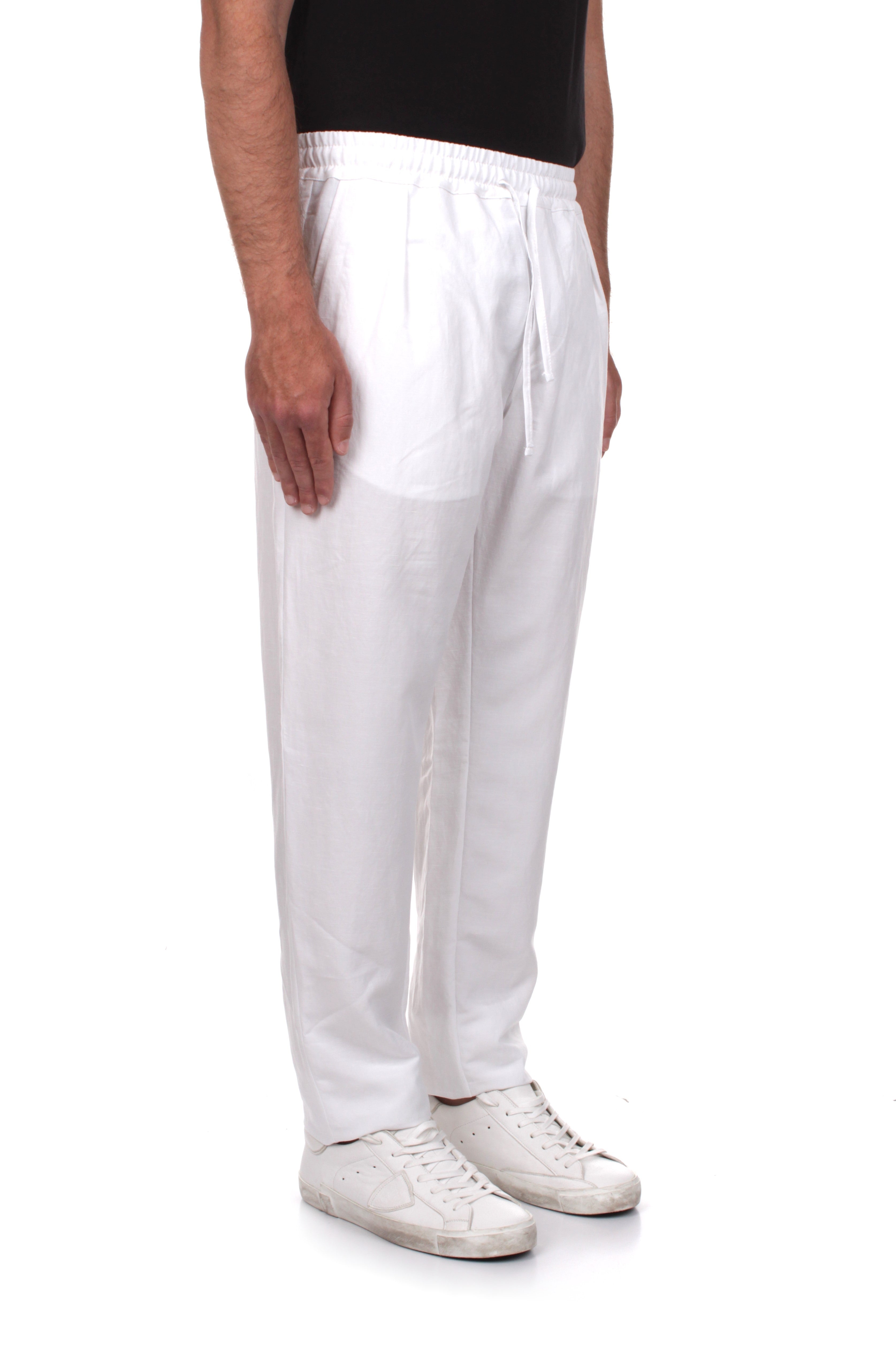 PANTALONI Bianco Sanvito