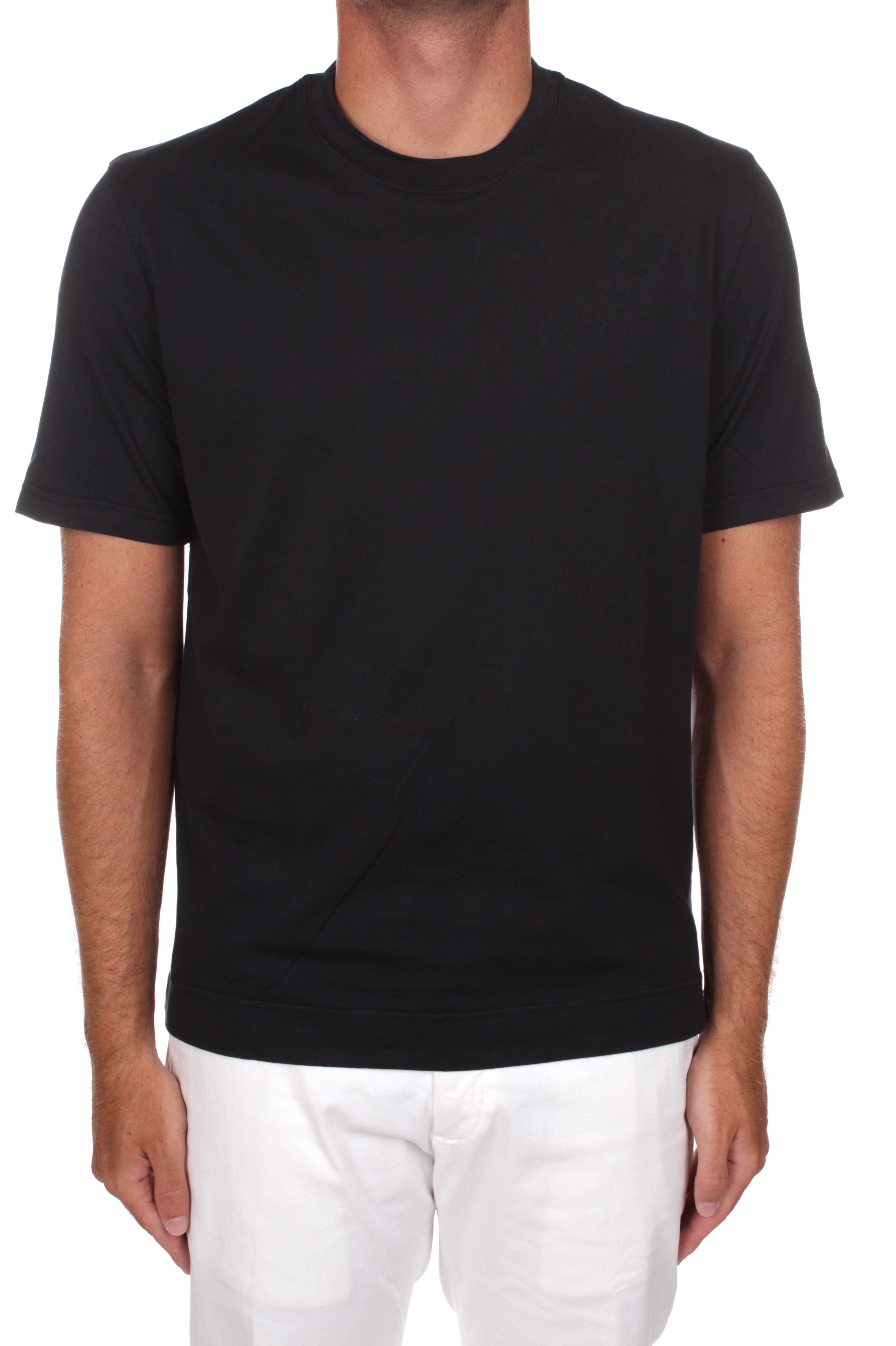 T-SHIRT Nero Fedeli Cashmere
