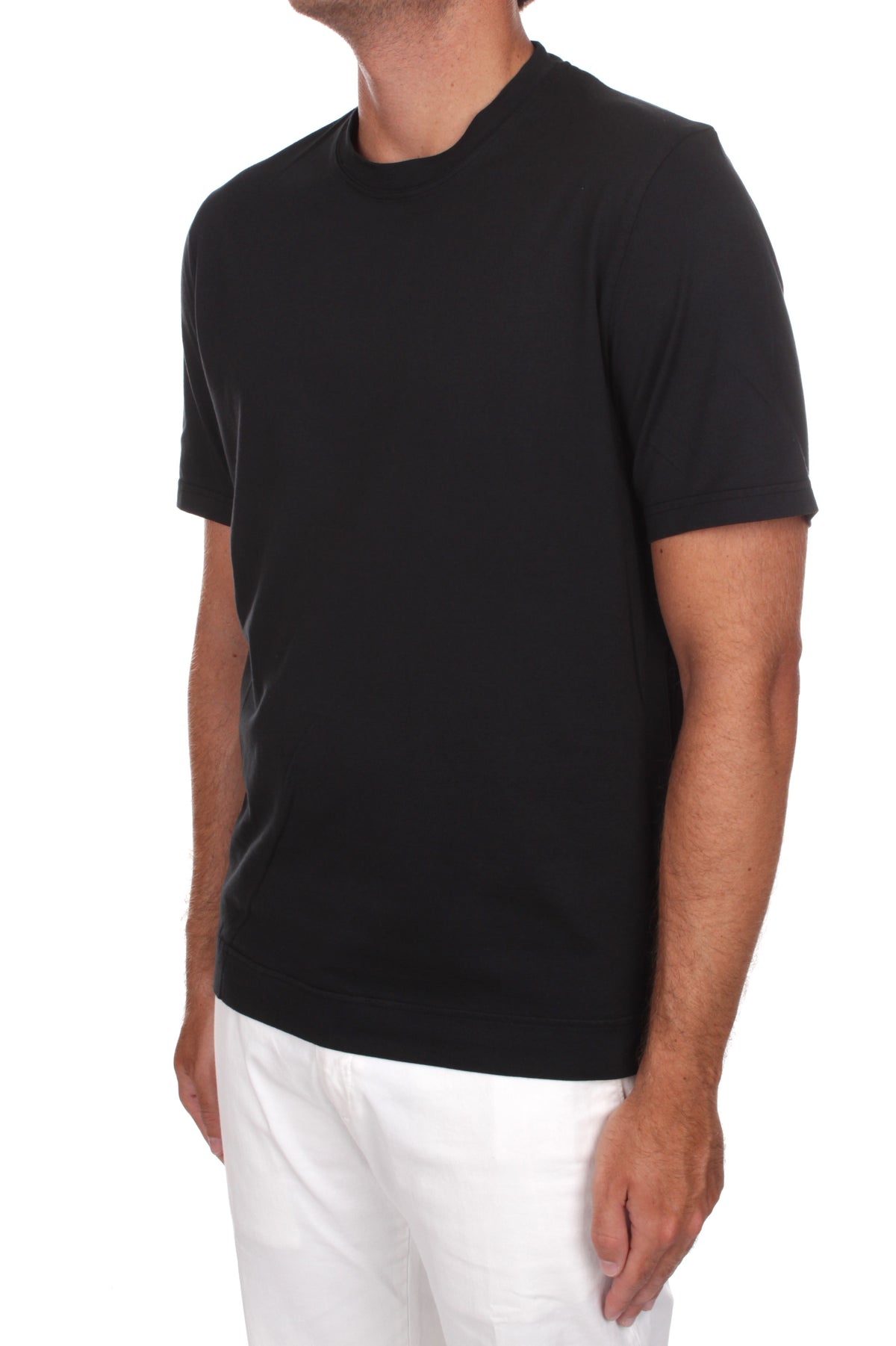 T-SHIRT Nero Fedeli Cashmere
