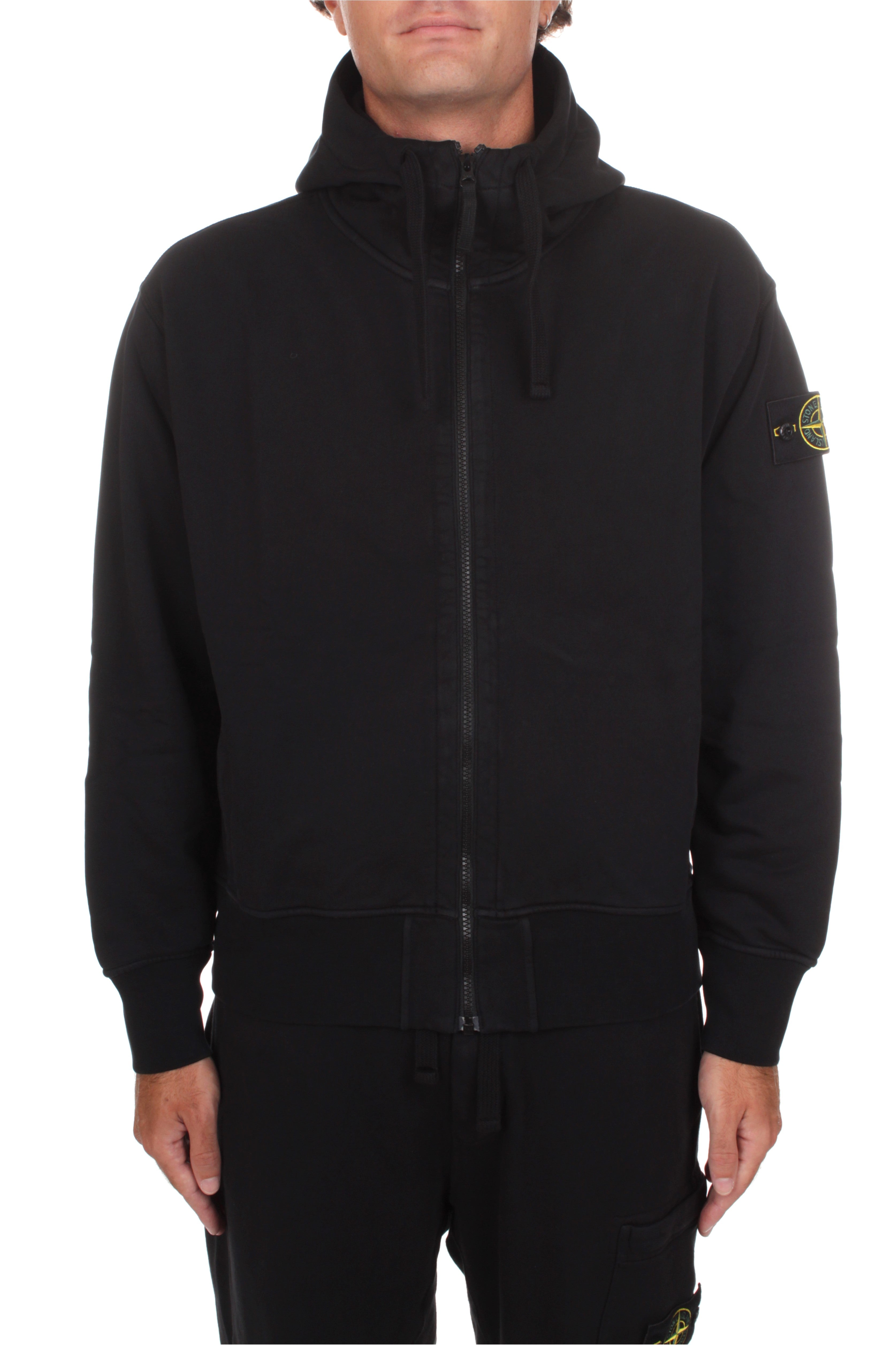 FELPE Nero Stone Island