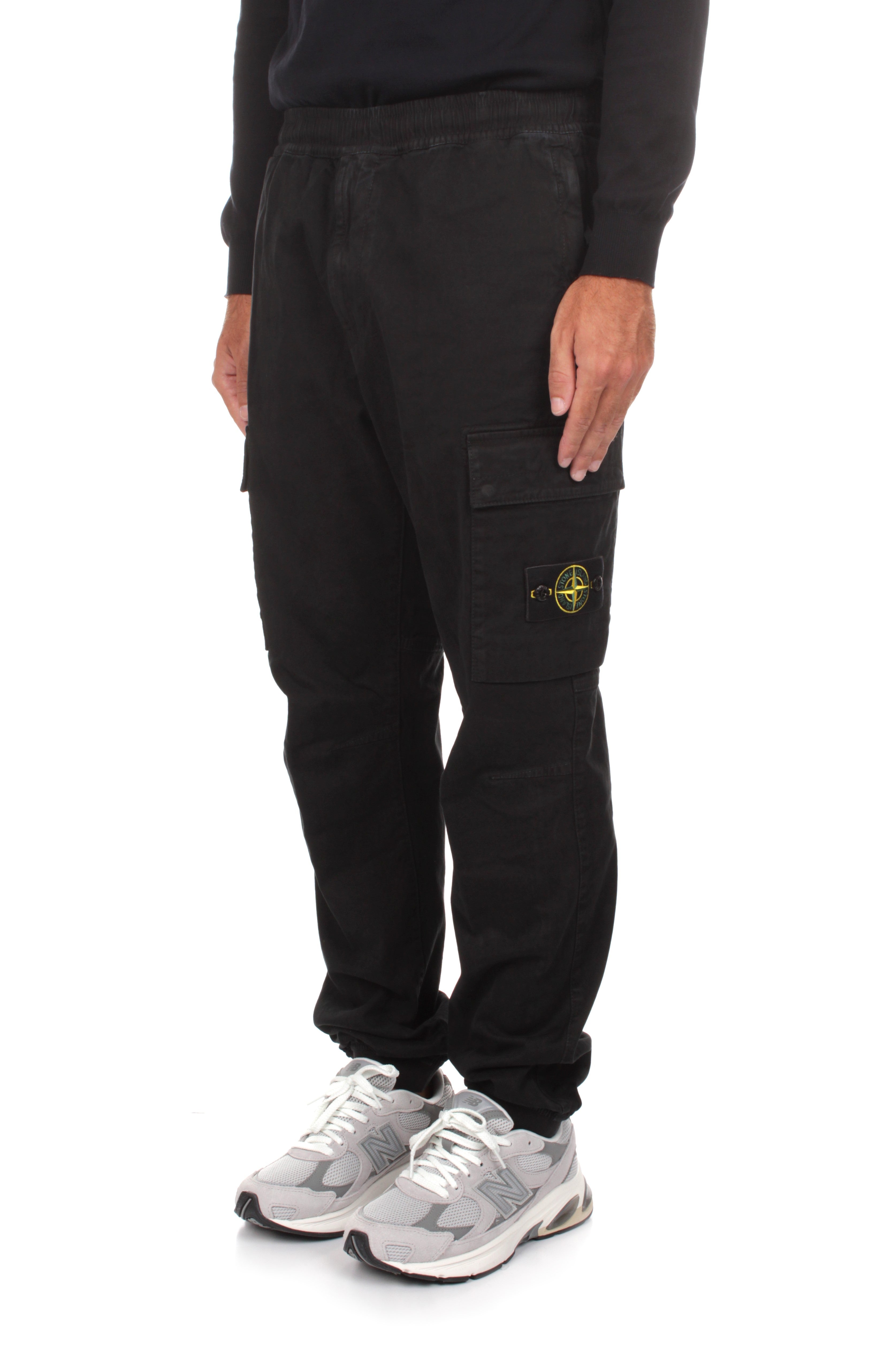 PANTALONI Nero Stone Island
