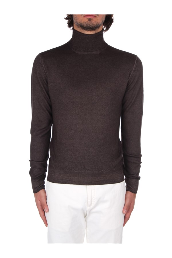 La Fileria Turtleneck sweaters Brown