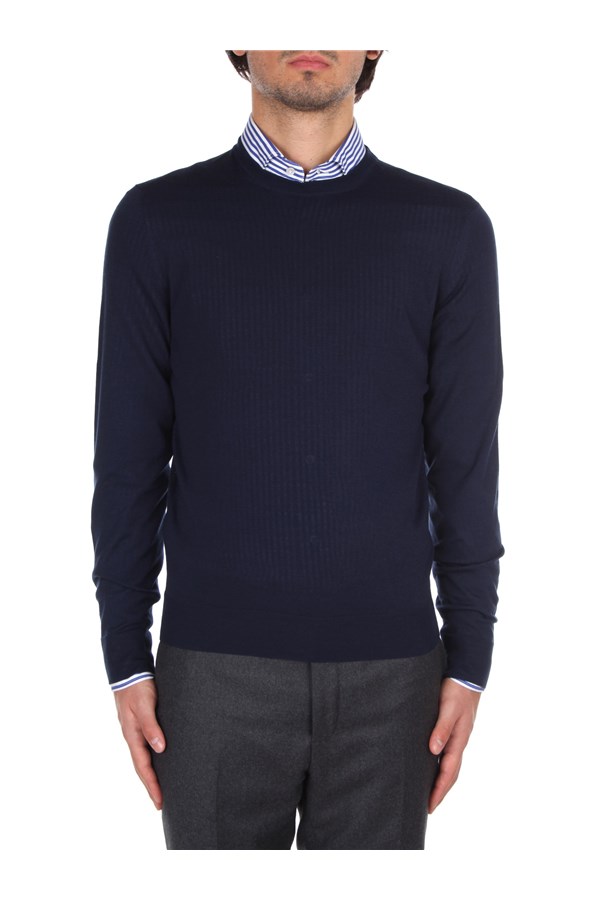 Drumohr Crewneck sweaters D0D103 780 Blue