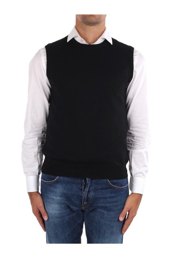 La Fileria Knitted vest 14290 55168 Black