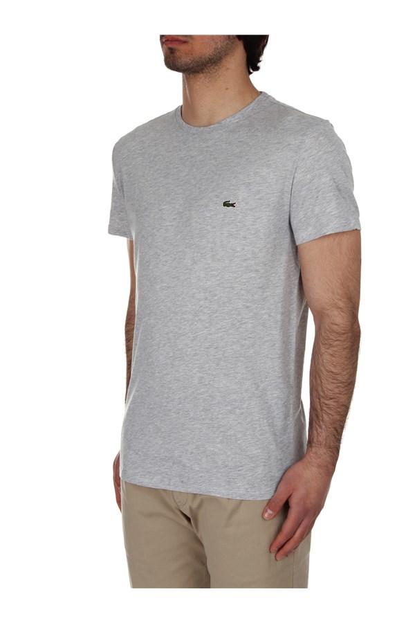 Lacoste Short sleeve t-shirts Grey