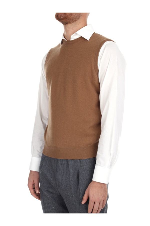 Arrows Knitted vest Beige