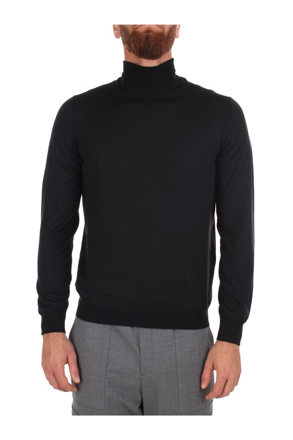 Tagliatore Turtleneck sweaters MDLLS531GSI21-13 Black