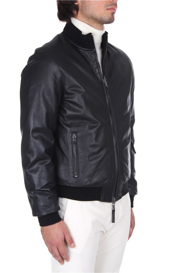 Leather Authority Outerwear Leather jacket Man DEREK 20 6 