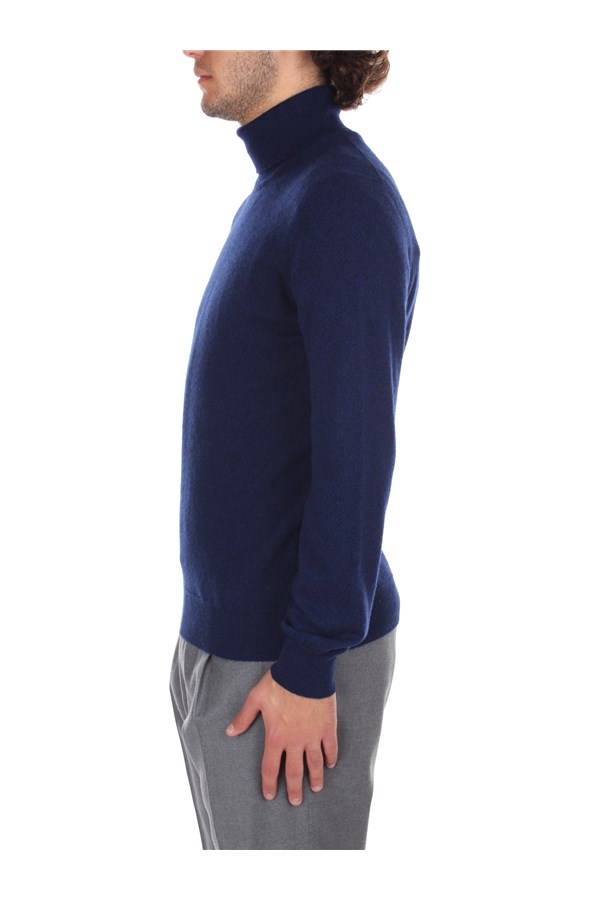 Fedeli Cashmere Knitwear Turtleneck sweaters Man 4UI07005 DEEP 2 