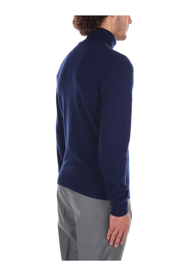 Fedeli Cashmere Knitwear Turtleneck sweaters Man 4UI07005 DEEP 6 