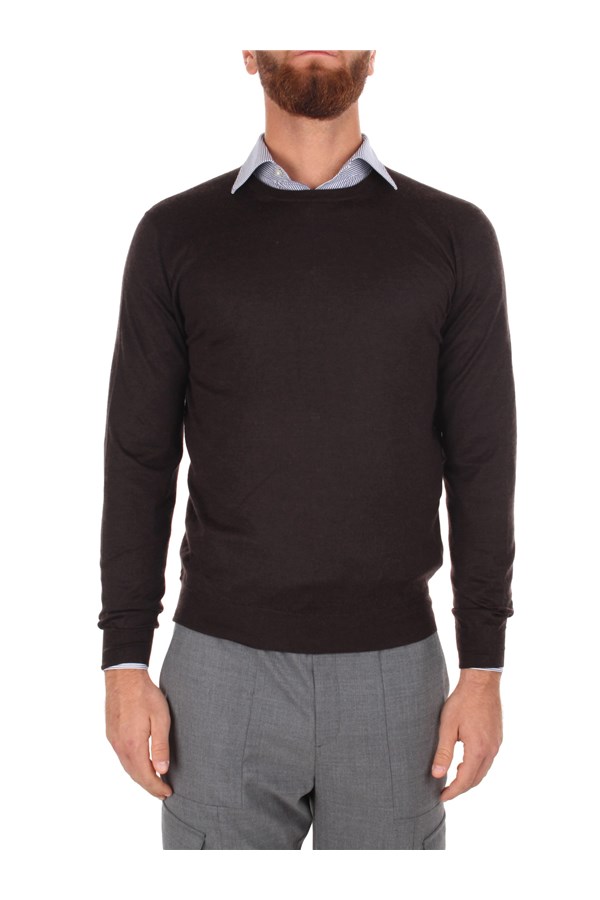 Mauro Ottaviani Crewneck sweaters Brown
