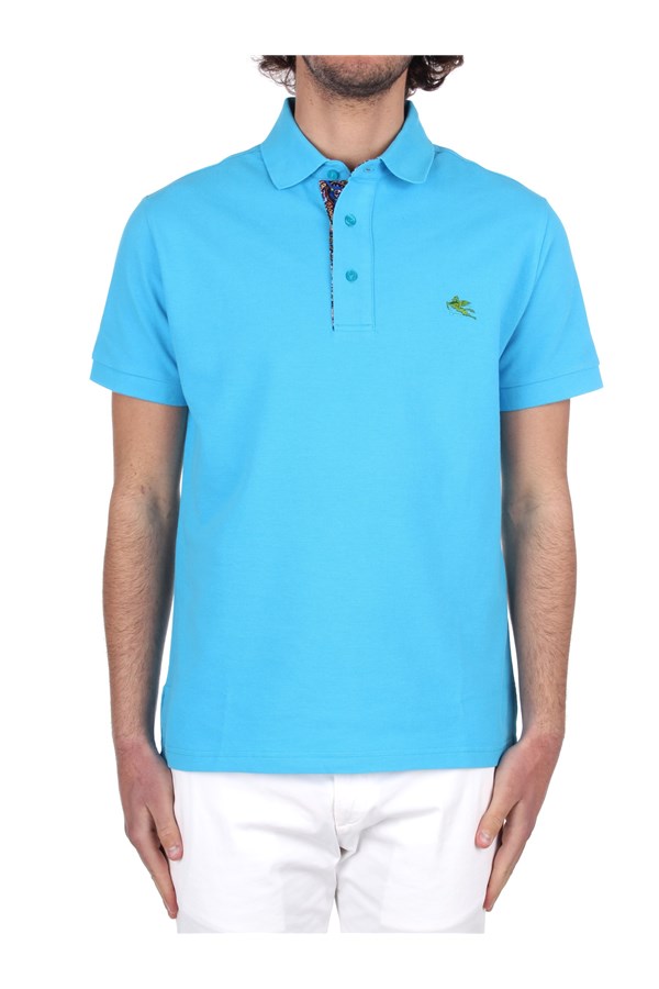 Etro Short sleeves 1Y142 9195 Turquoise
