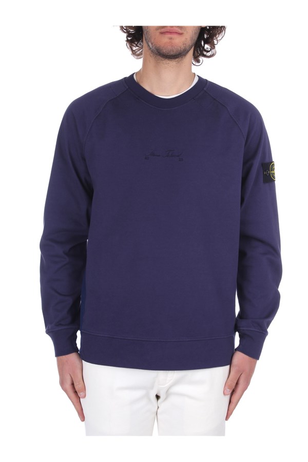 Stone Island Crewneck sweaters MO7615655Q1 Violet