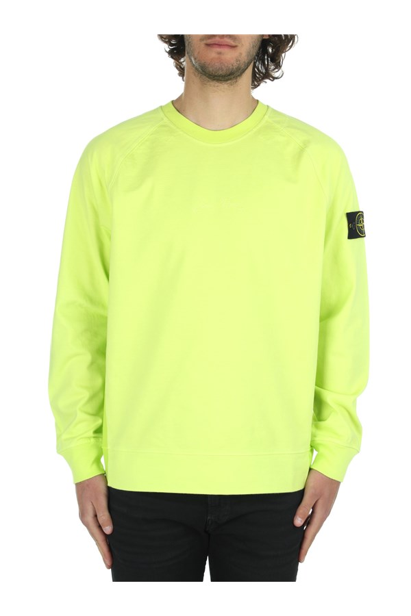Stone Island Crewneck sweaters MO7615655Q1 Yellow