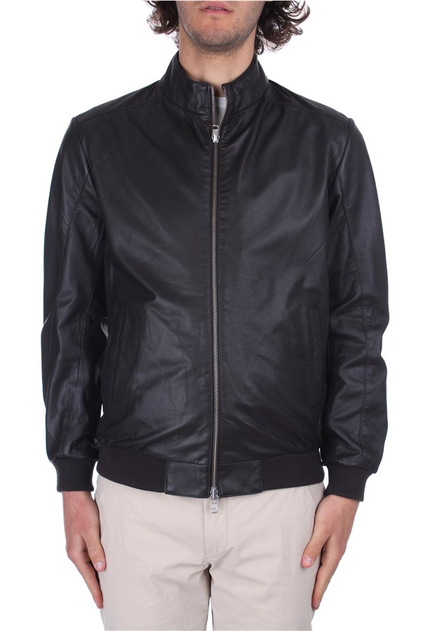 Andrea D'amico Leather Jackets Multicolor