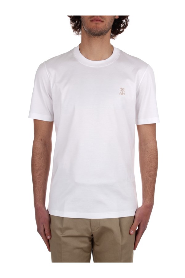 Brunello Cucinelli Short sleeve t-shirts White